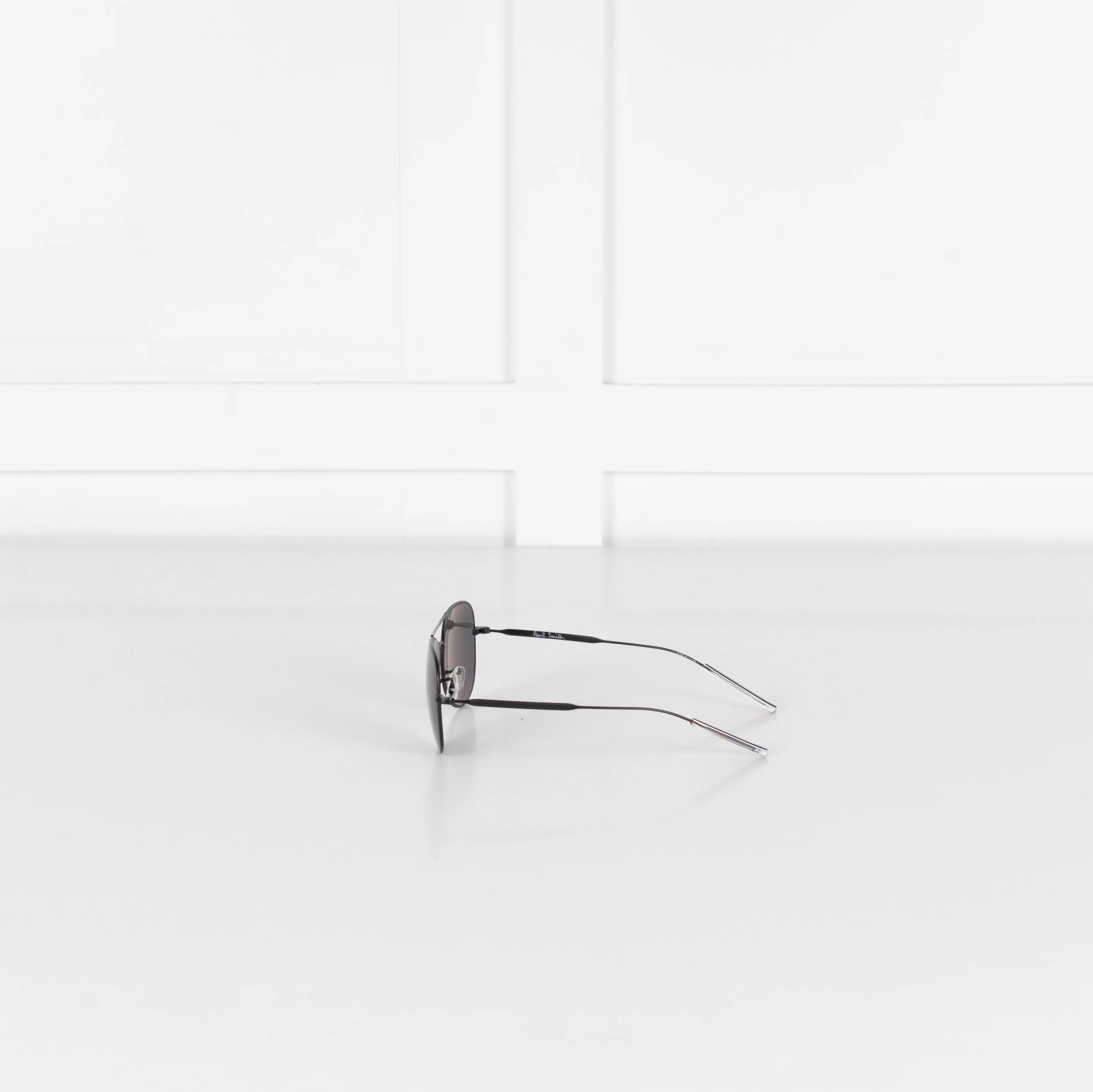 Paul Smith Davison Black Lens Striped Arm Sunglasses - Image 4