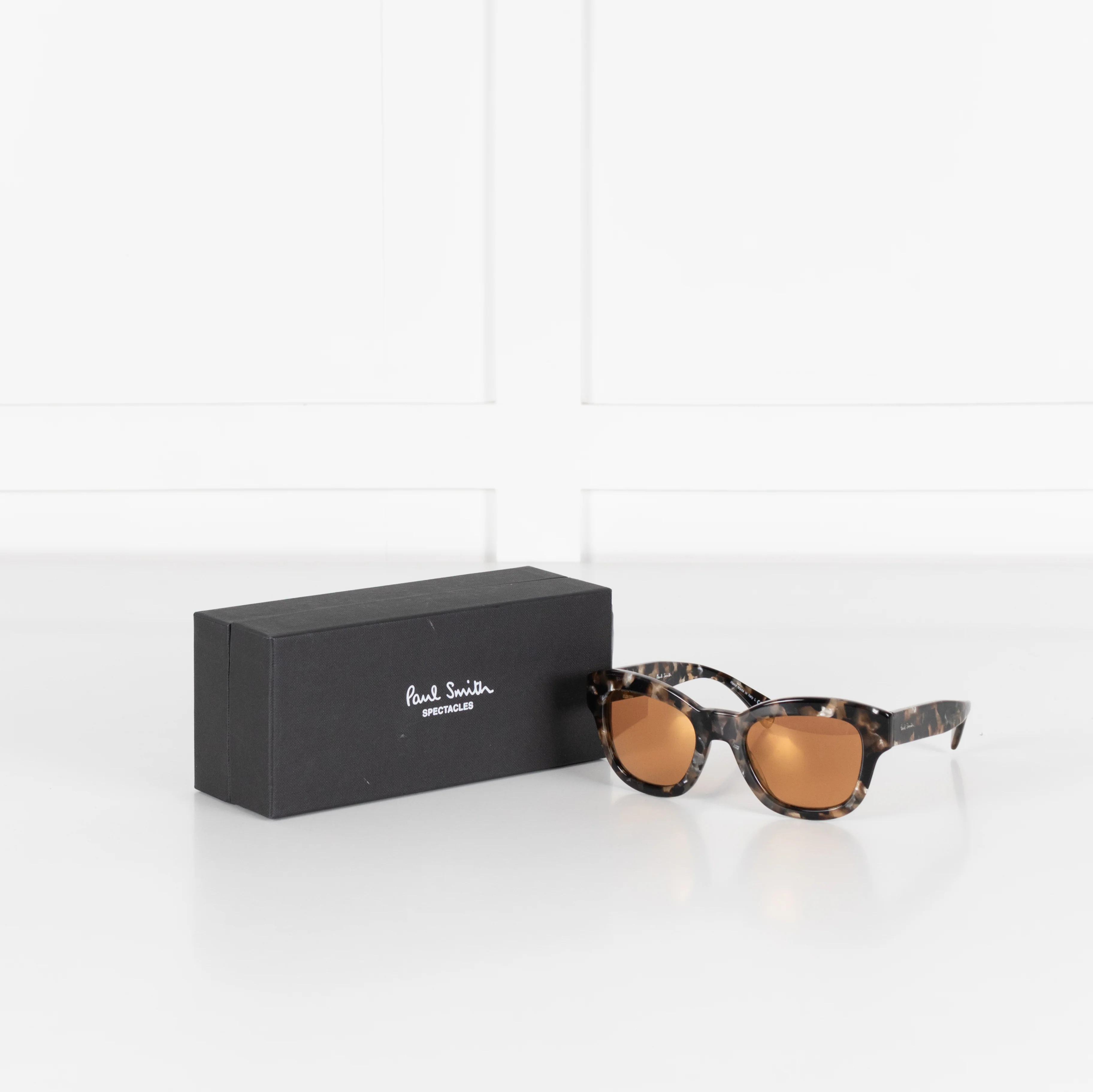 Paul Smith Dennett Brown Tortoiseshell Orange Lens Sunglasses - Image 2