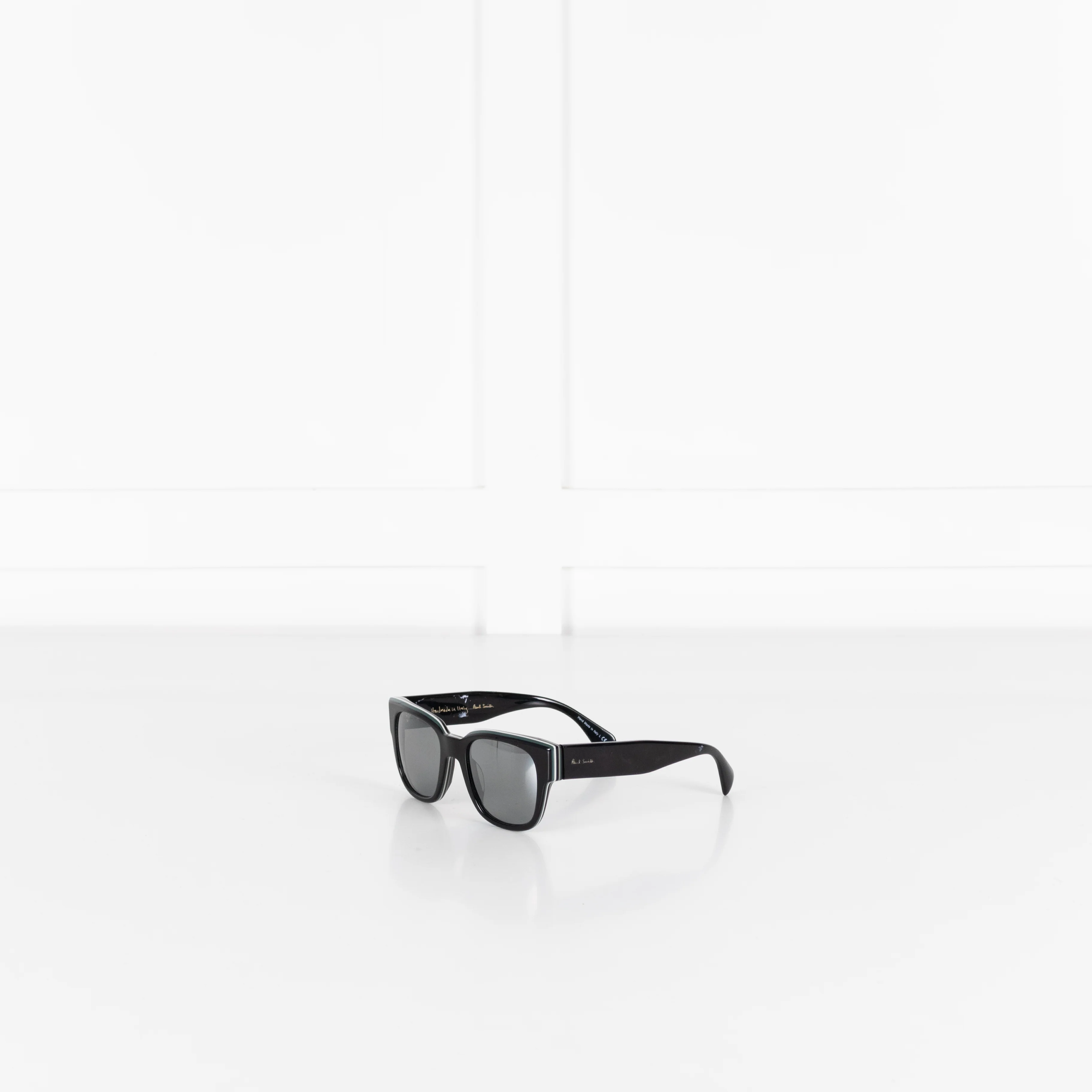 Paul Smith Eamot Black Mirrored Sunglasses