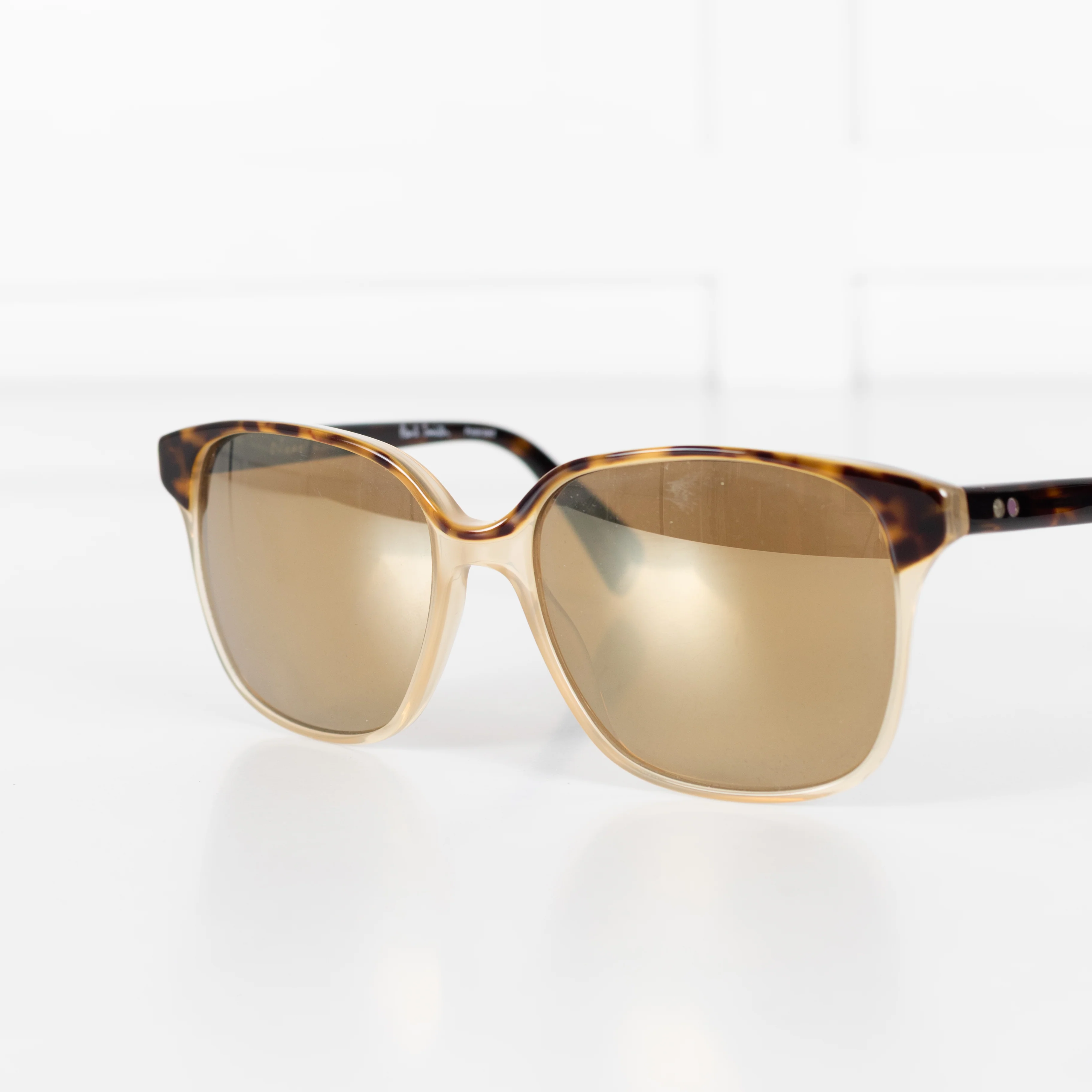 Paul Smith Hindley Yellow Lens Tortoiseshell Rim Sunglasses - Image 9
