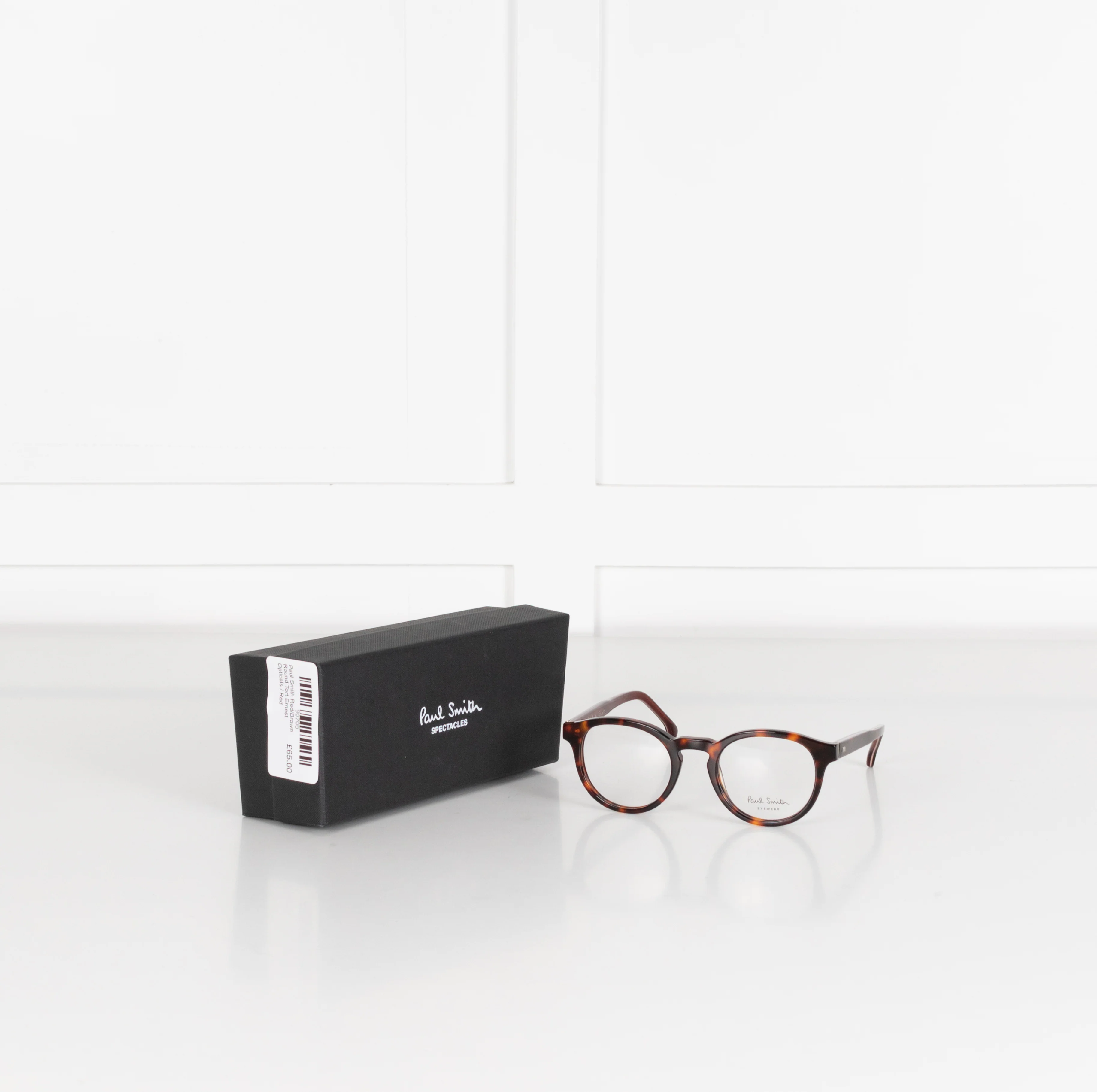 Paul Smith Red/Brown Round Tort Ernest Opticals - Image 2