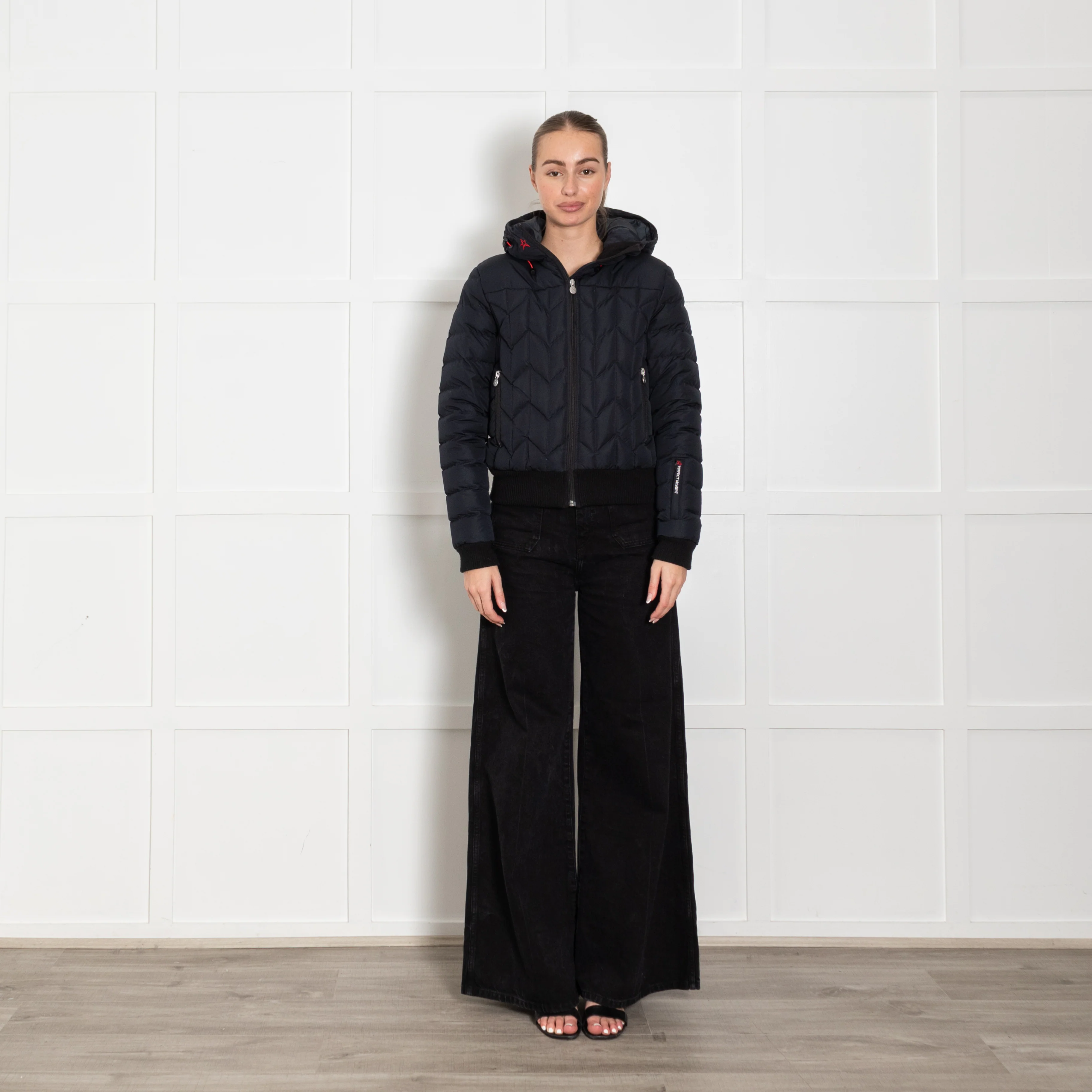 Perfect Moment Navy Blue Puffer Ski Jacket