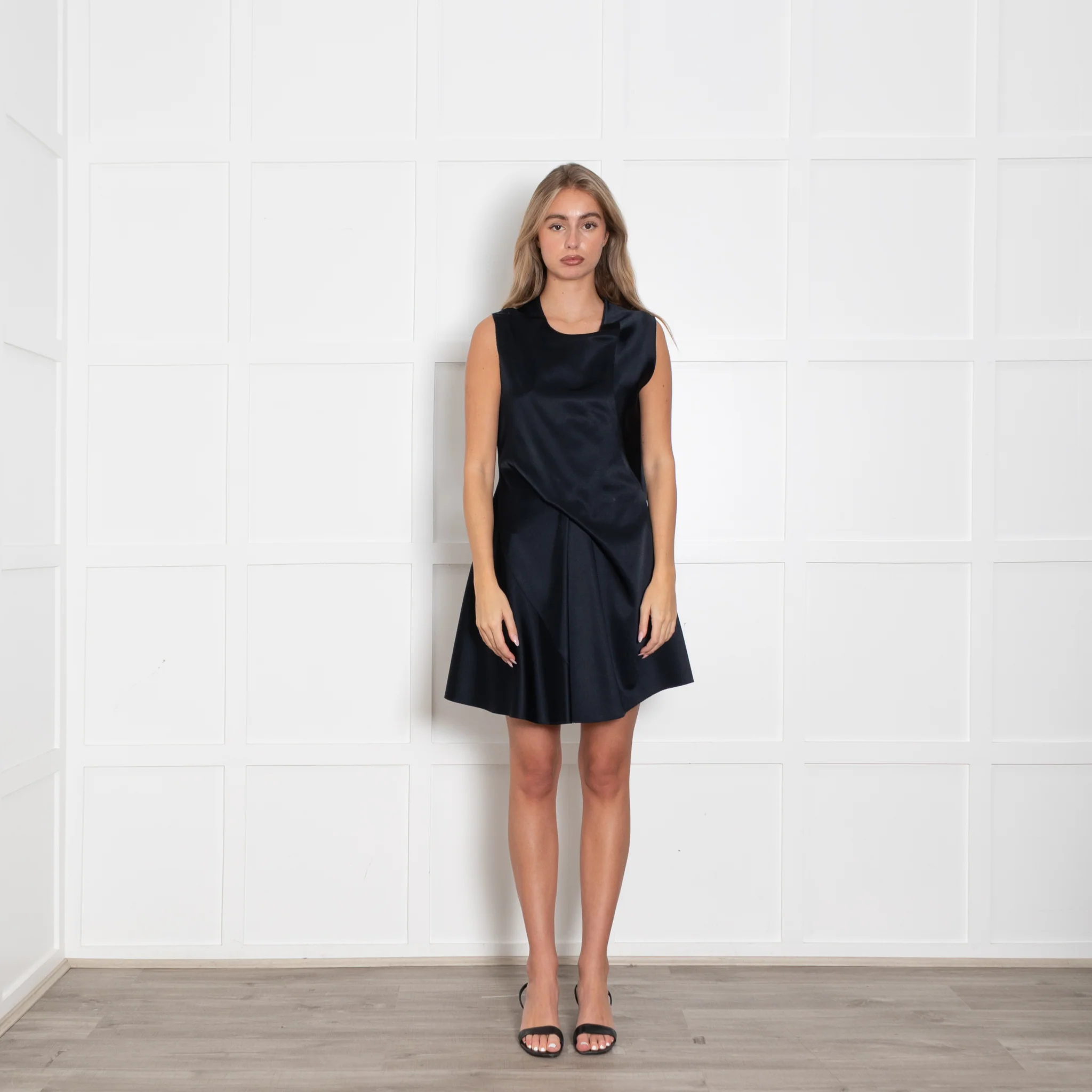 Phillip Lim Black Sleeveless  asymmetric Dress