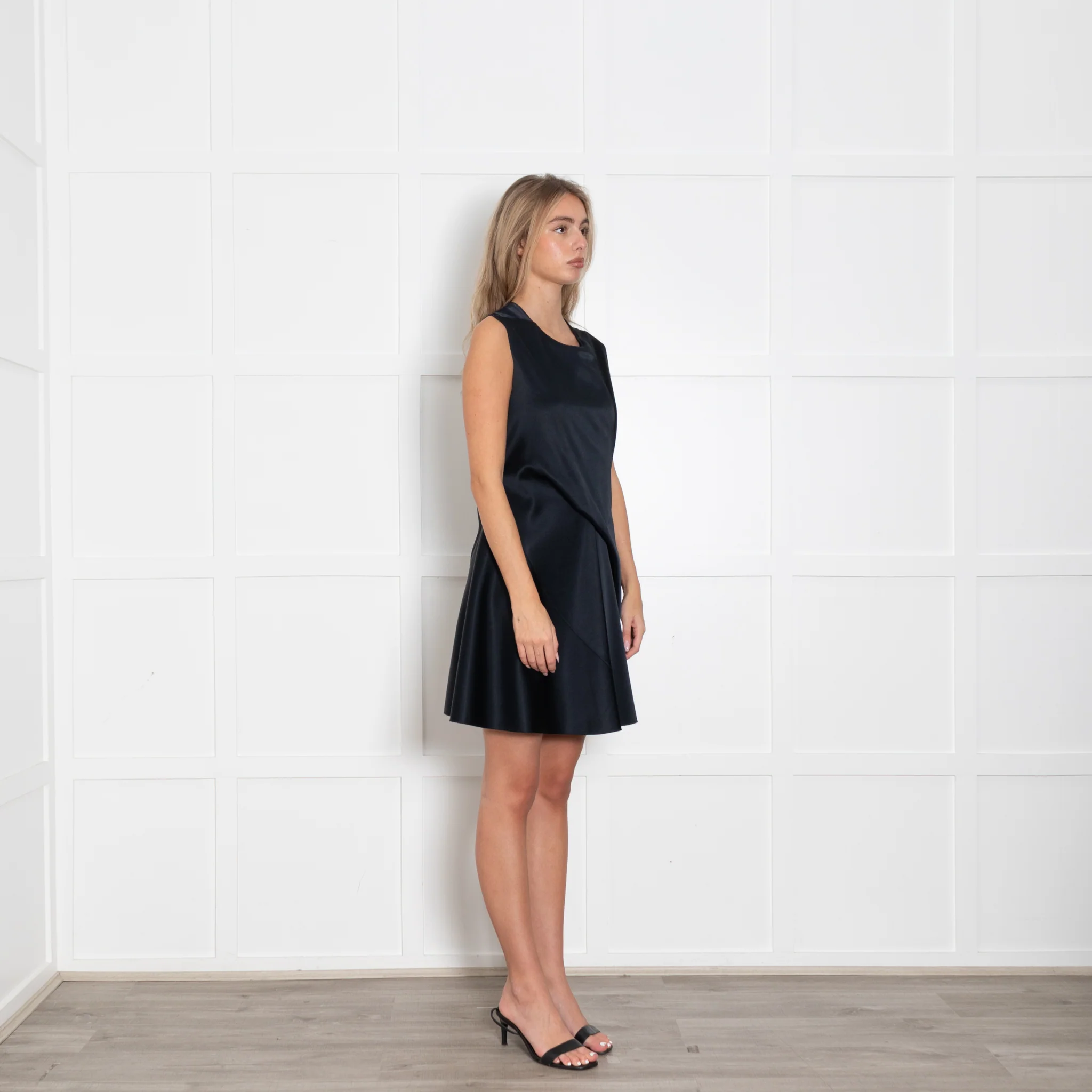 Phillip Lim Black Sleeveless  asymmetric Dress - Image 7