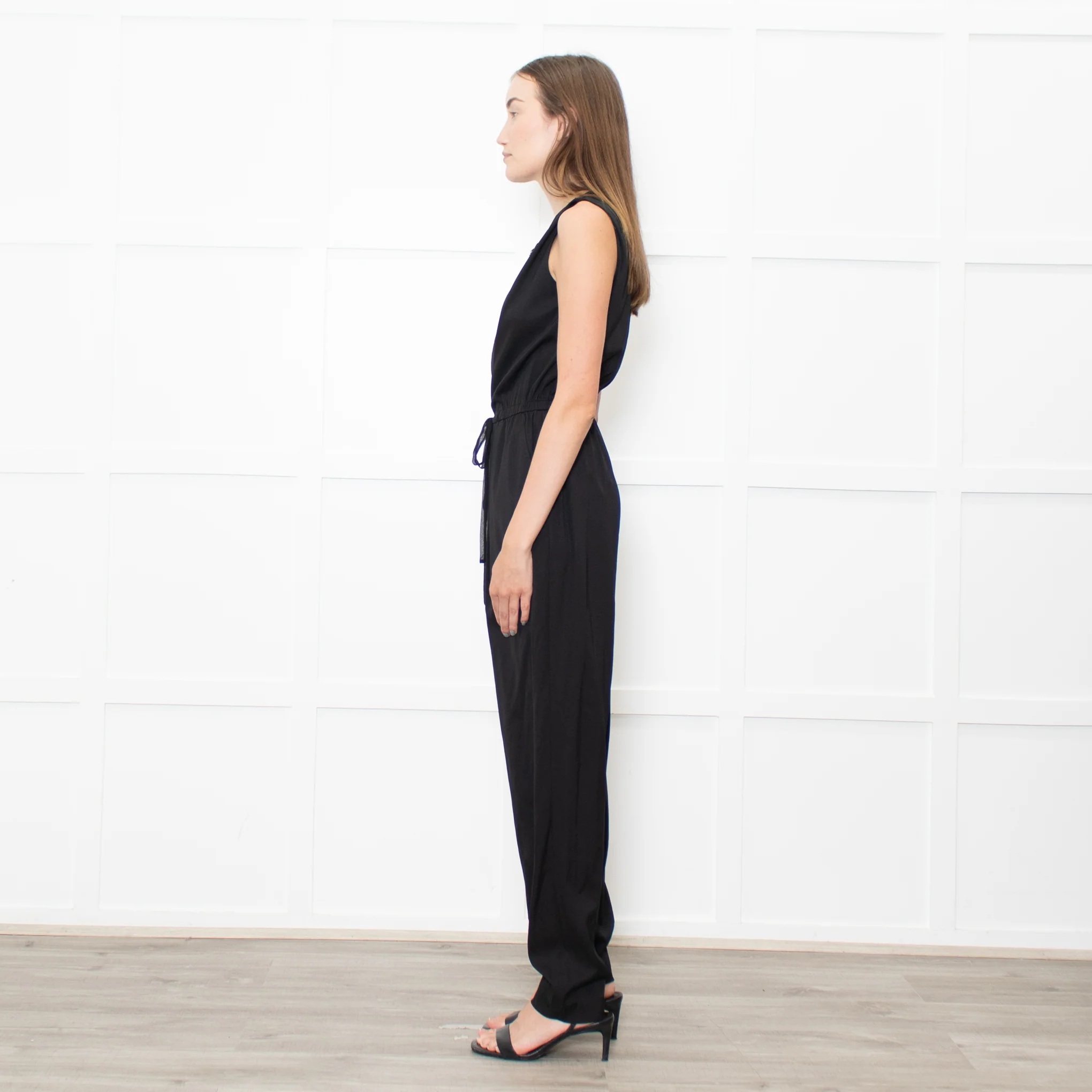 Phillip Lim Black Sleeveless Silk Jumpsuit - Image 4