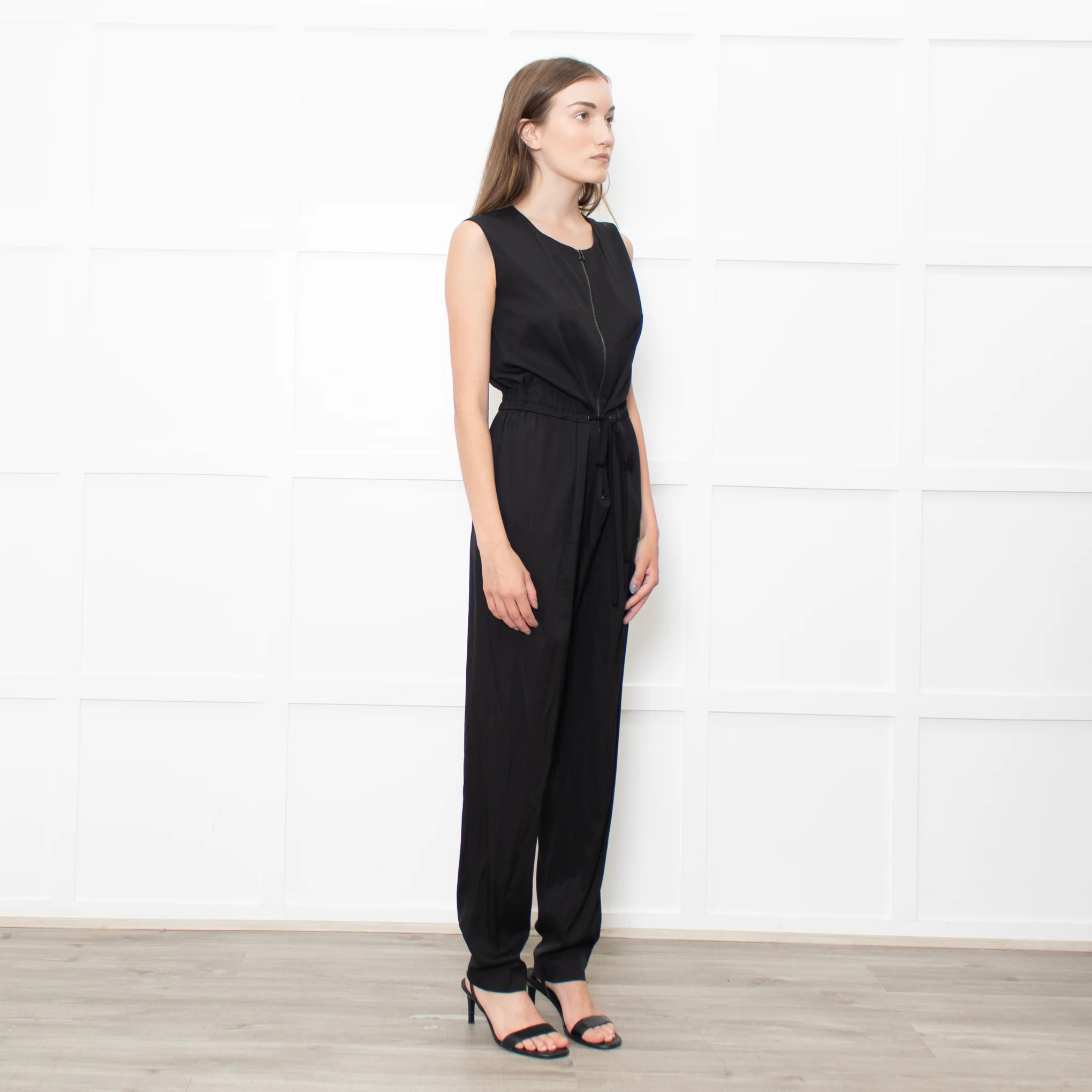 Phillip Lim Black Sleeveless Silk Jumpsuit - Image 7