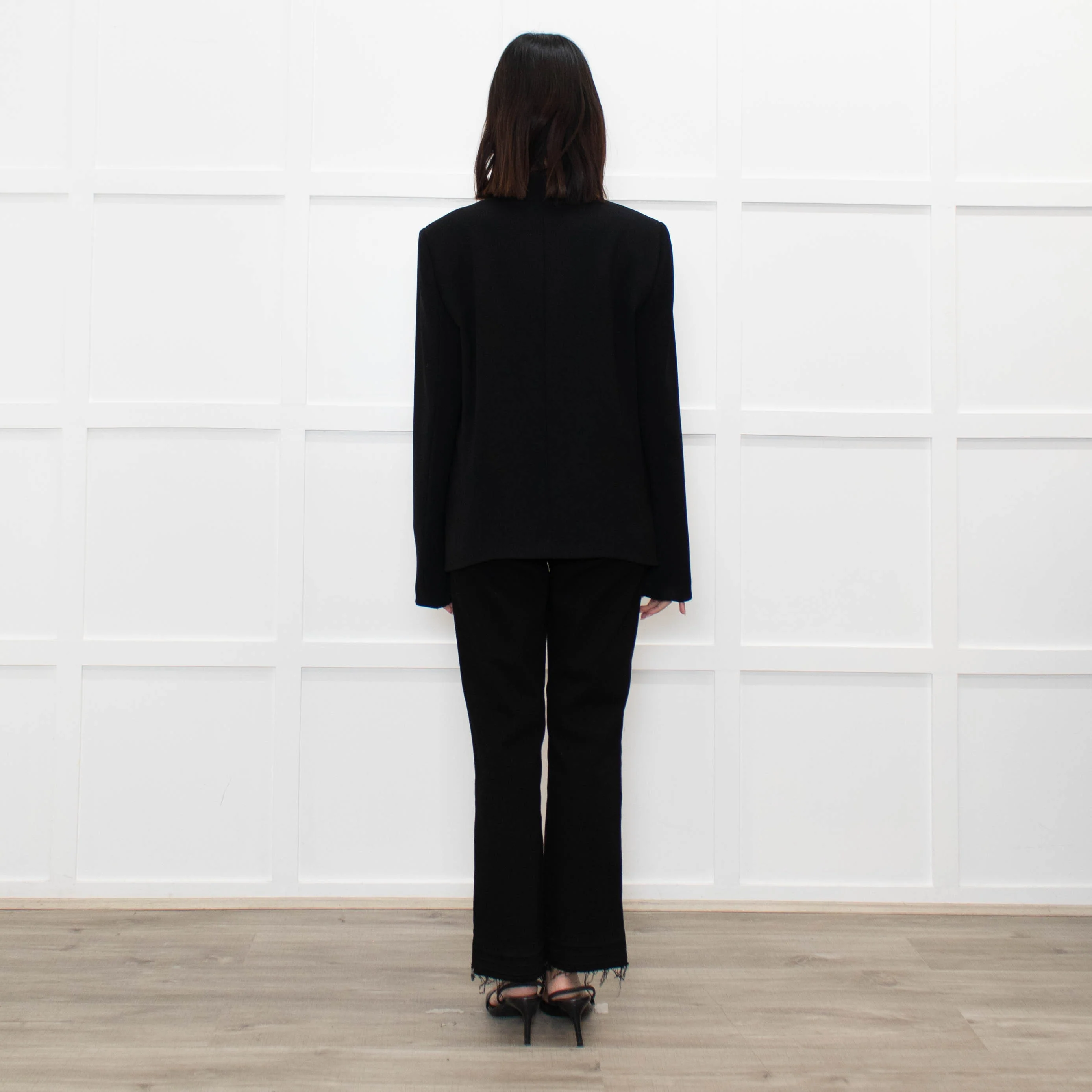 Philosophy Black Blazer with Pink Trim - Image 6