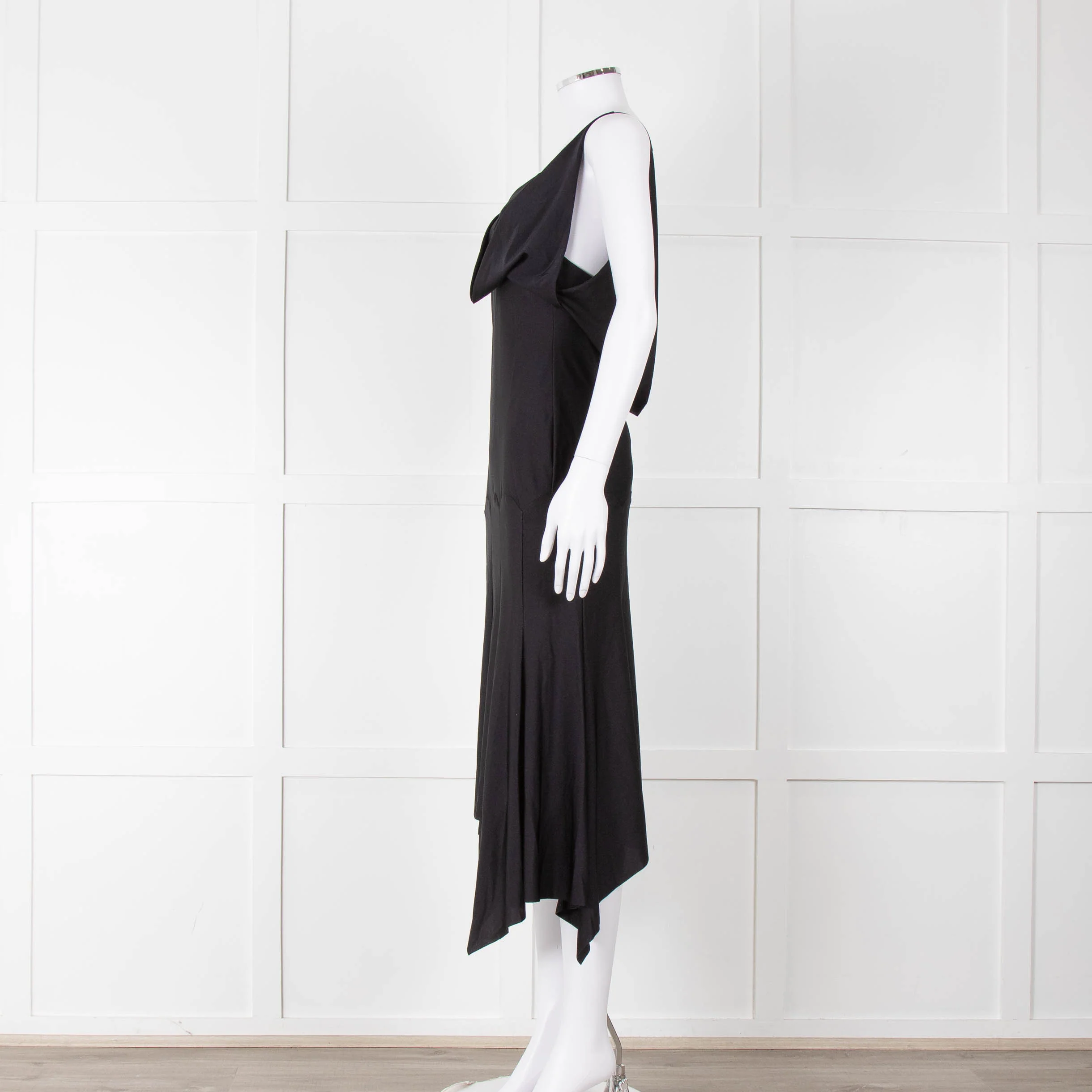Philosophy Di Lorezo Serafini Black Sleeveless Cocktail Dress - Image 7