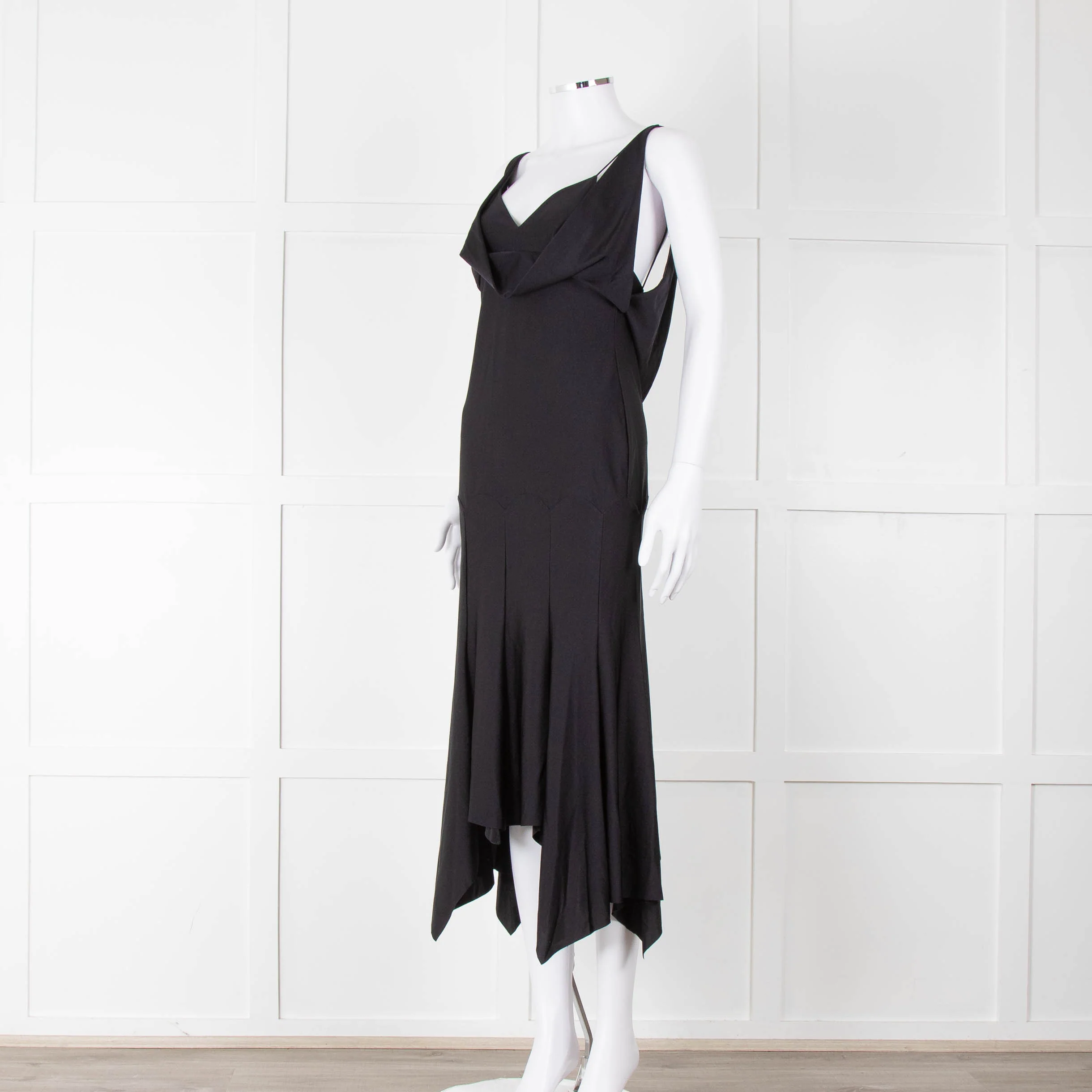 Philosophy Di Lorezo Serafini Black Sleeveless Cocktail Dress - Image 8