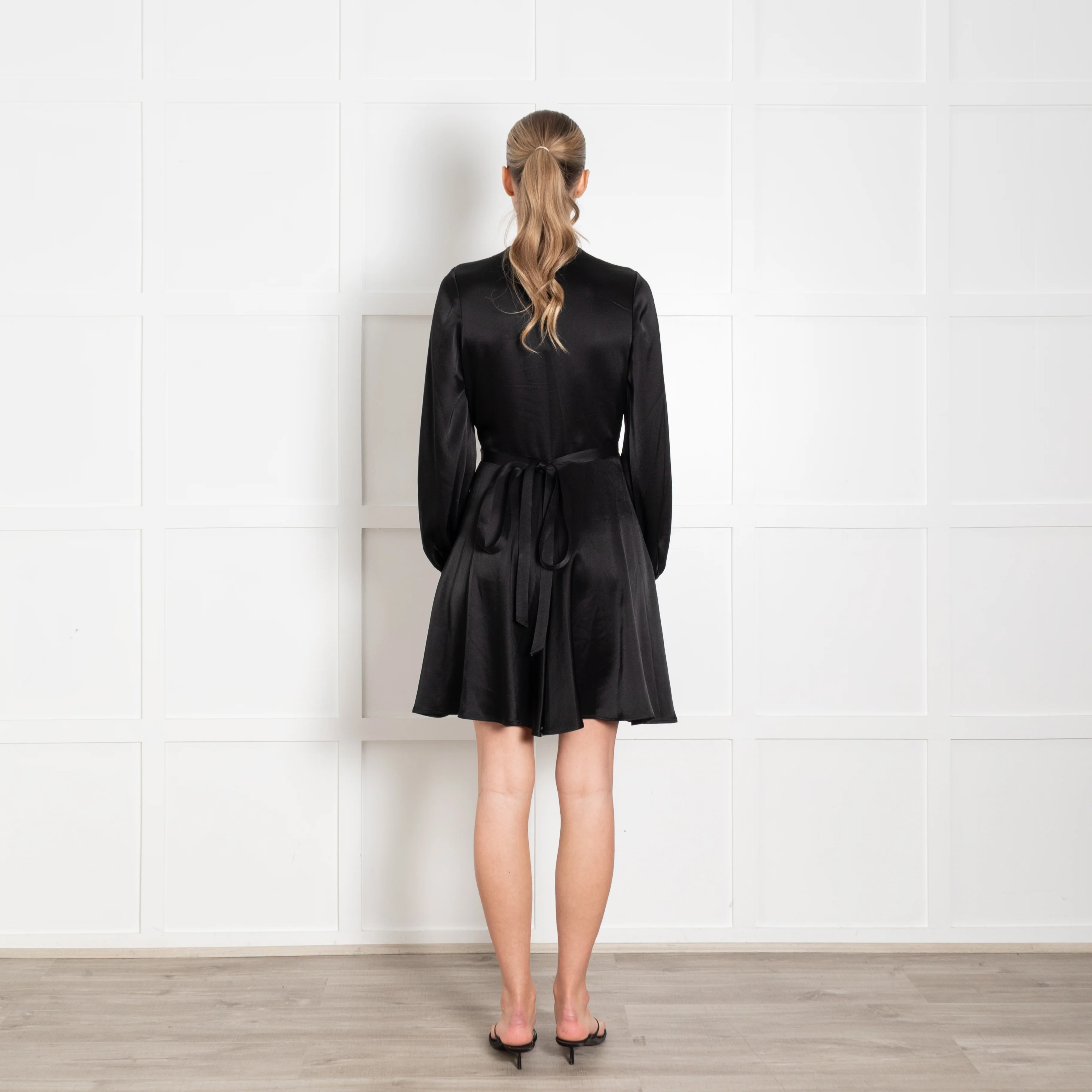 Polo Ralph Lauren Black Mini Wrap Dress - Image 5