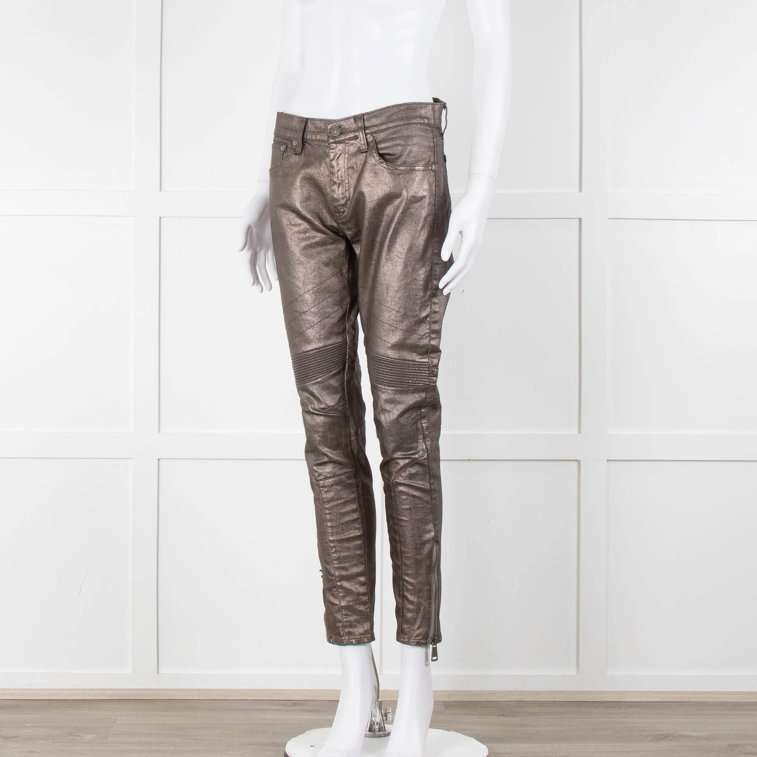 Polo Ralph Lauren Bronze Coated Jeans - Image 8