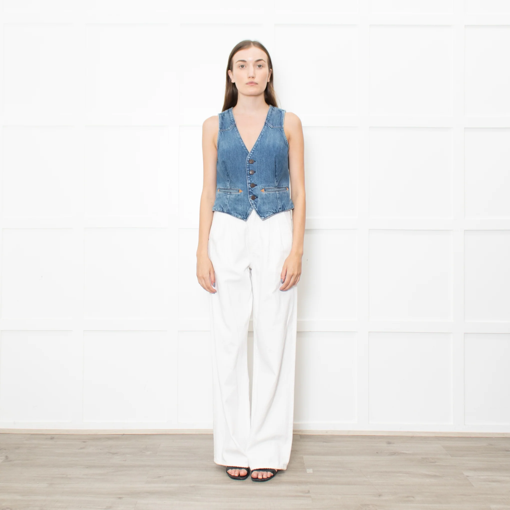 Polo Ralph Lauren Short Denim Waistcoat