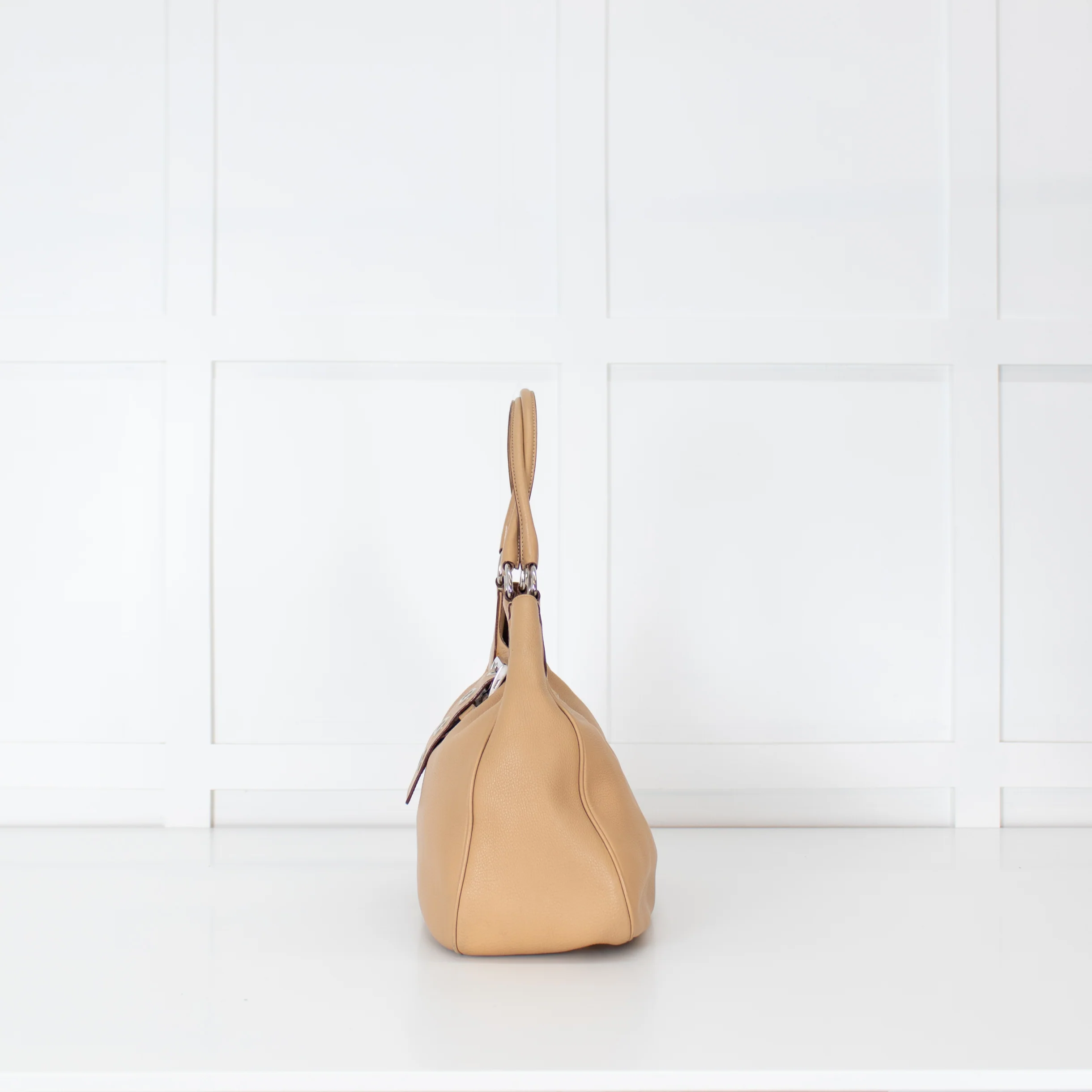 Prada Beige Large Vintage Moon Bag - Image 6