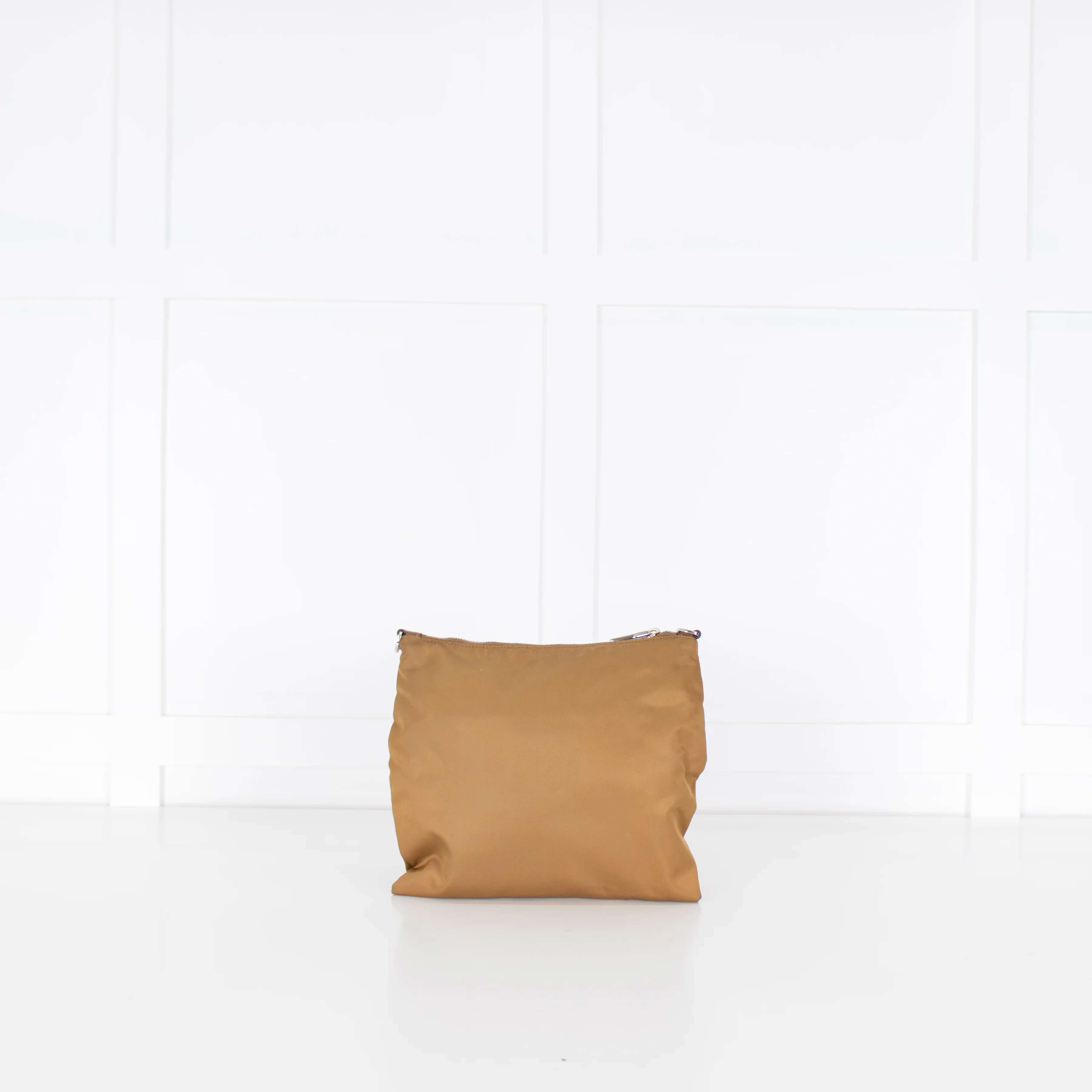 Prada Beige Nylon Crossbody Bag - Image 3