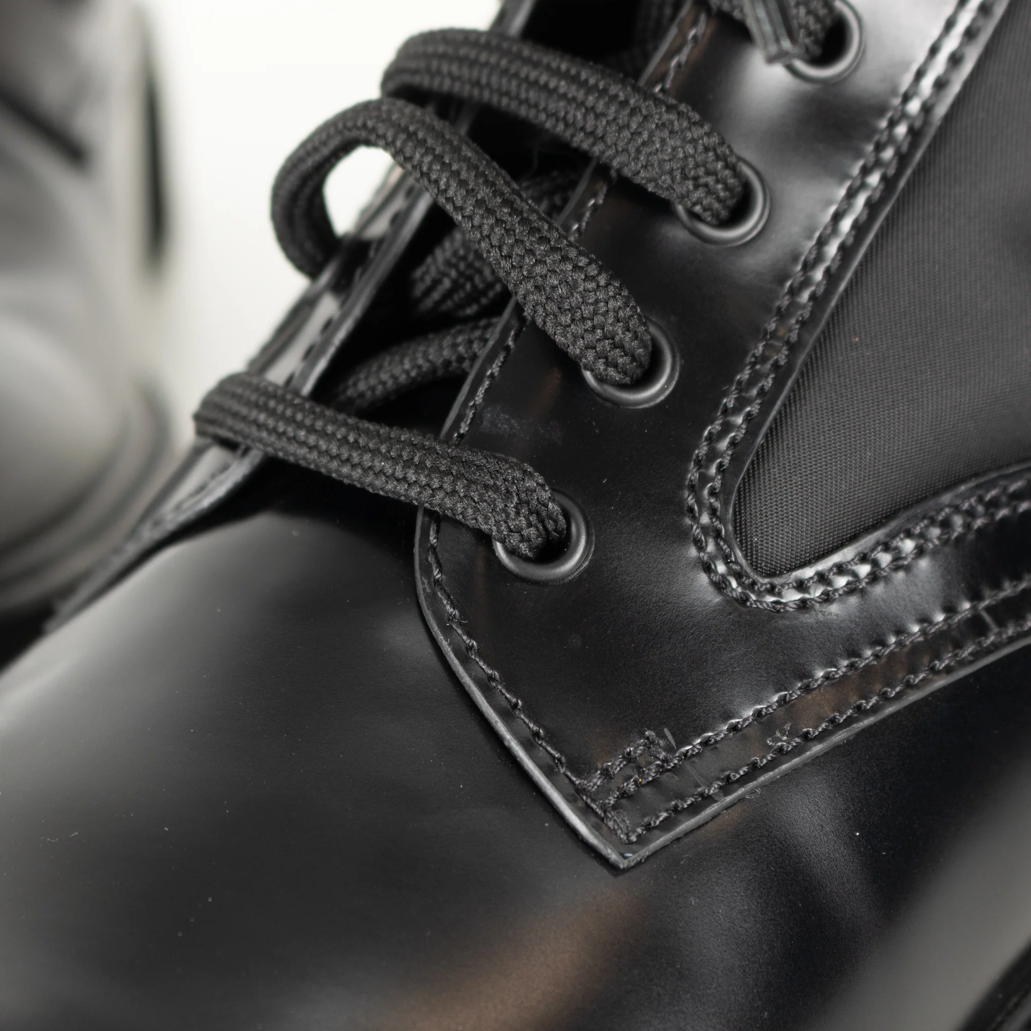 Prada Black Monolith Combat Boots - Image 12