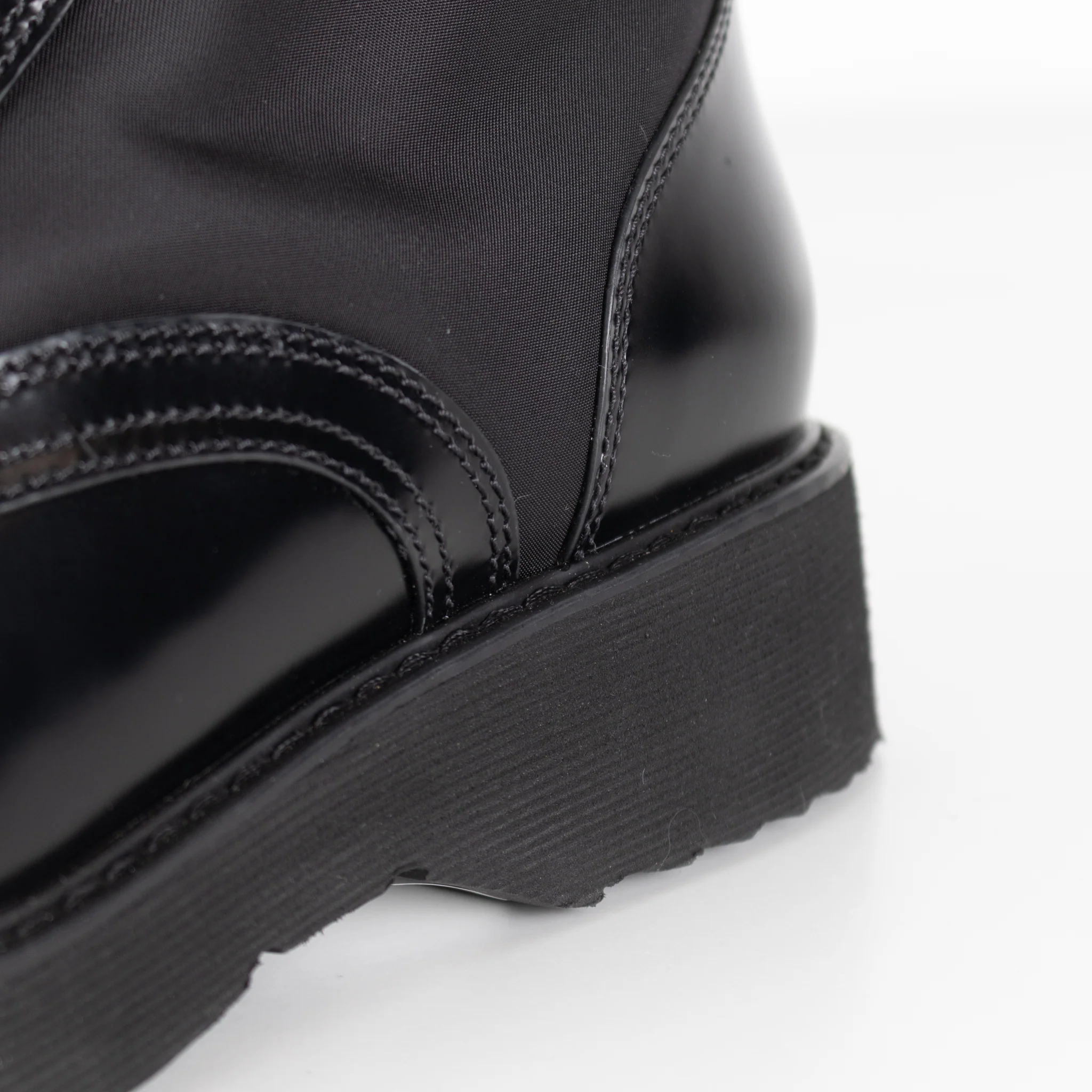 Prada Black Monolith Combat Boots - Image 13