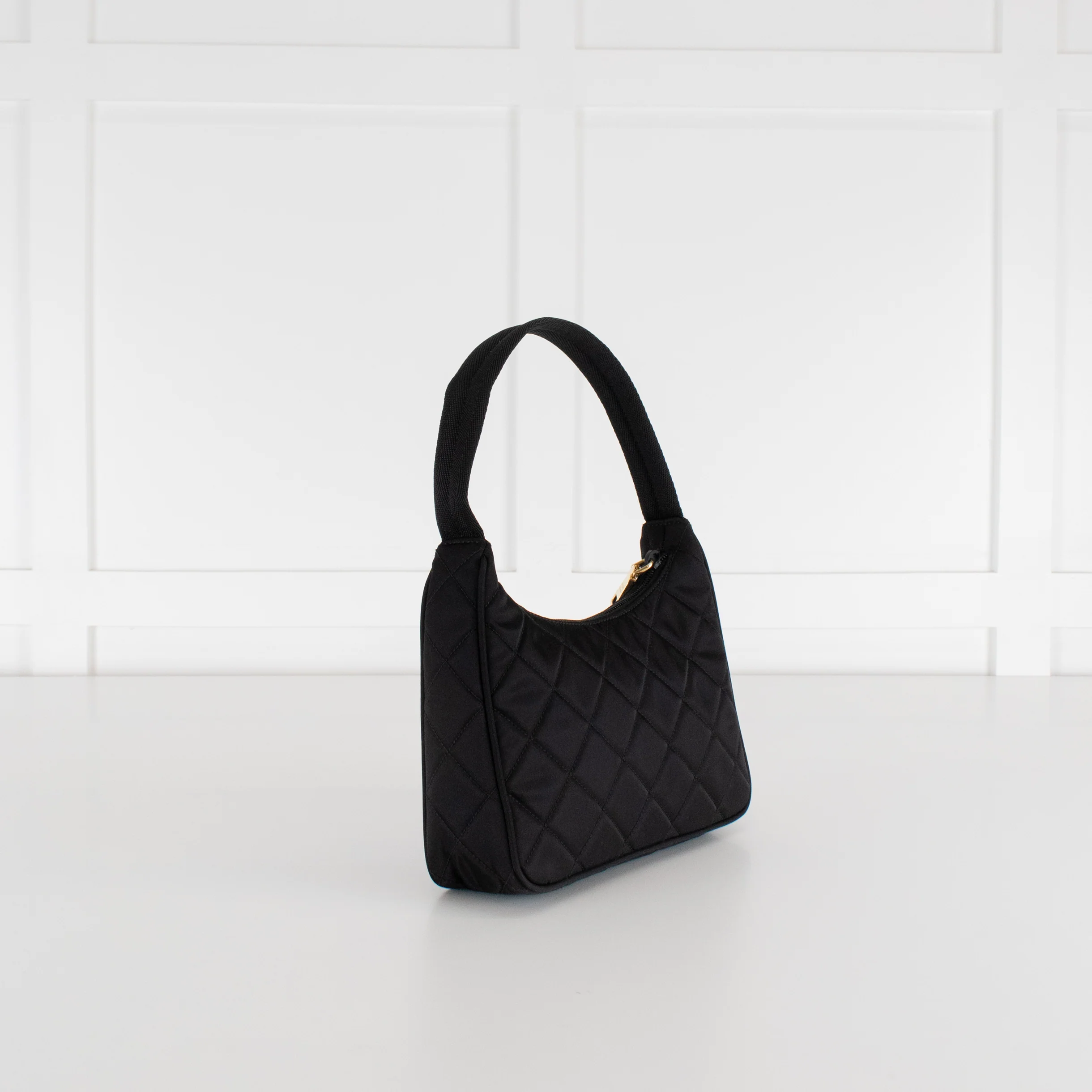 Prada Black Re-Edition 2000 Quilted Handbag - Image 6