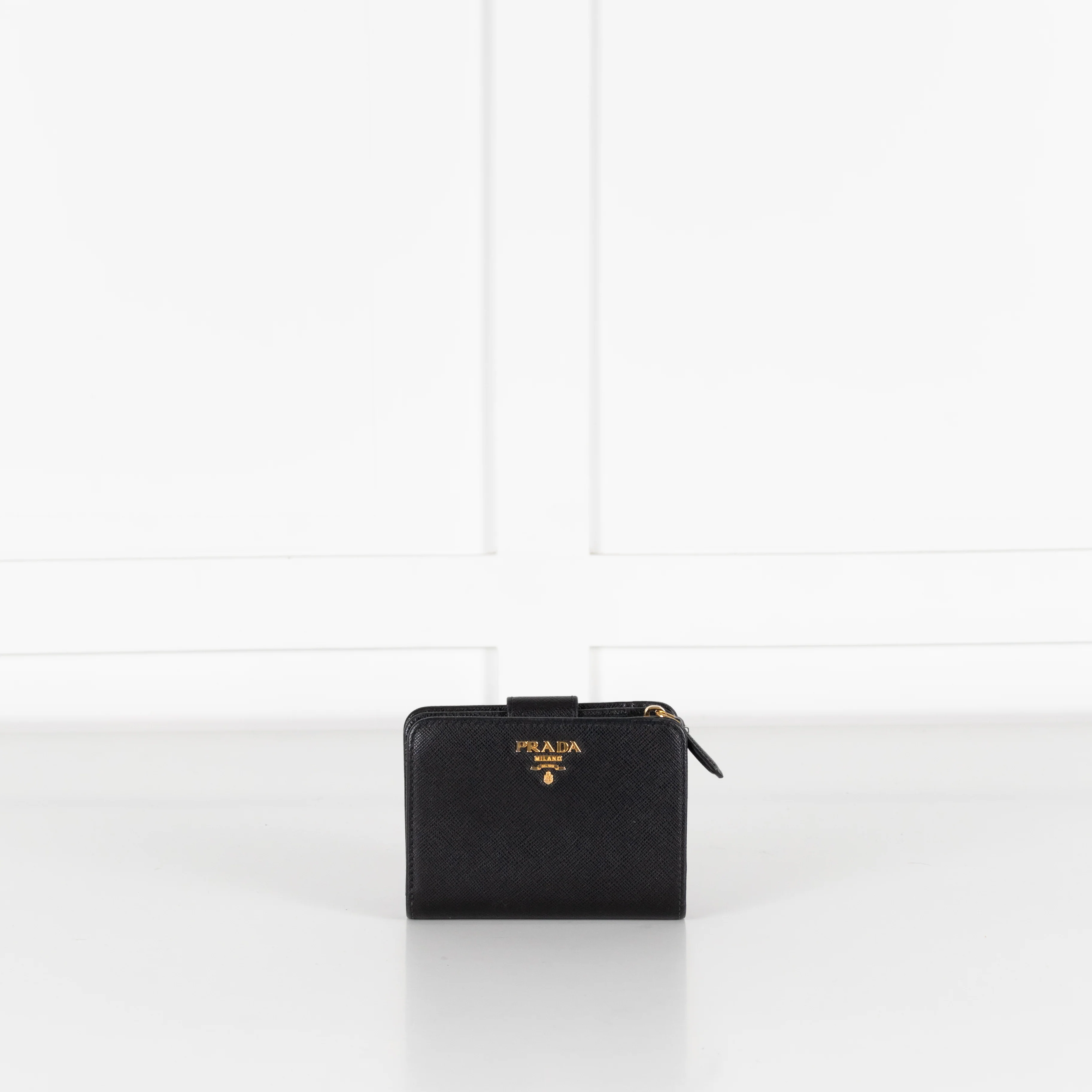 Prada Black Saffiano Wallet