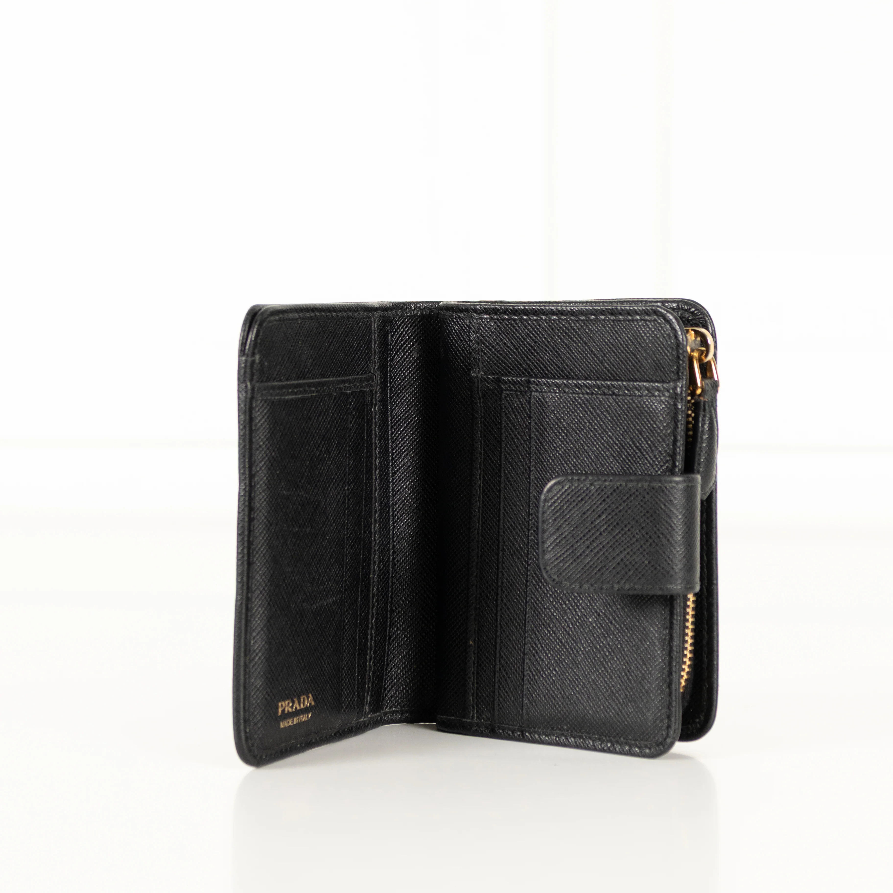 Prada Black Saffiano Wallet - Image 5