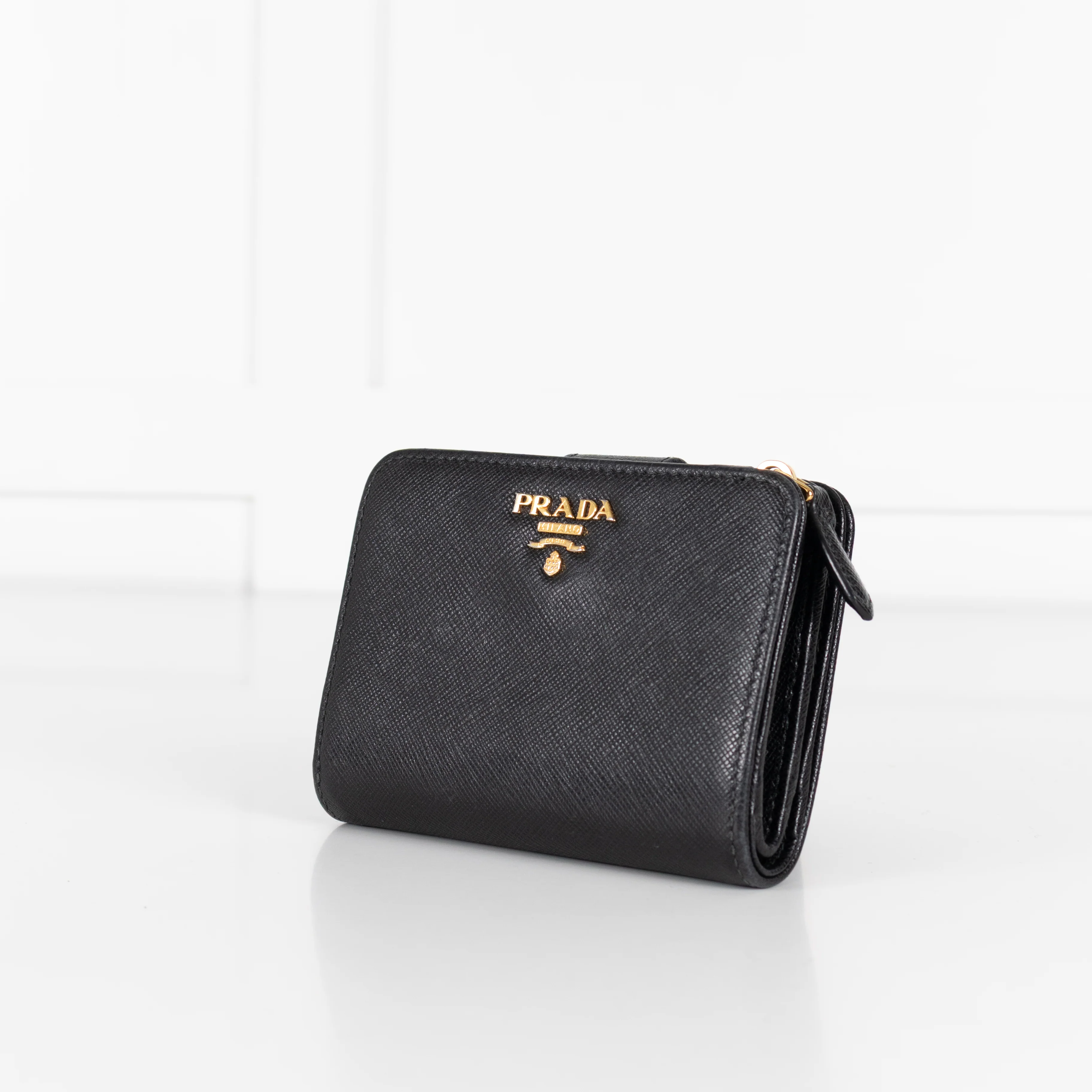 Prada Black Saffiano Wallet - Image 6