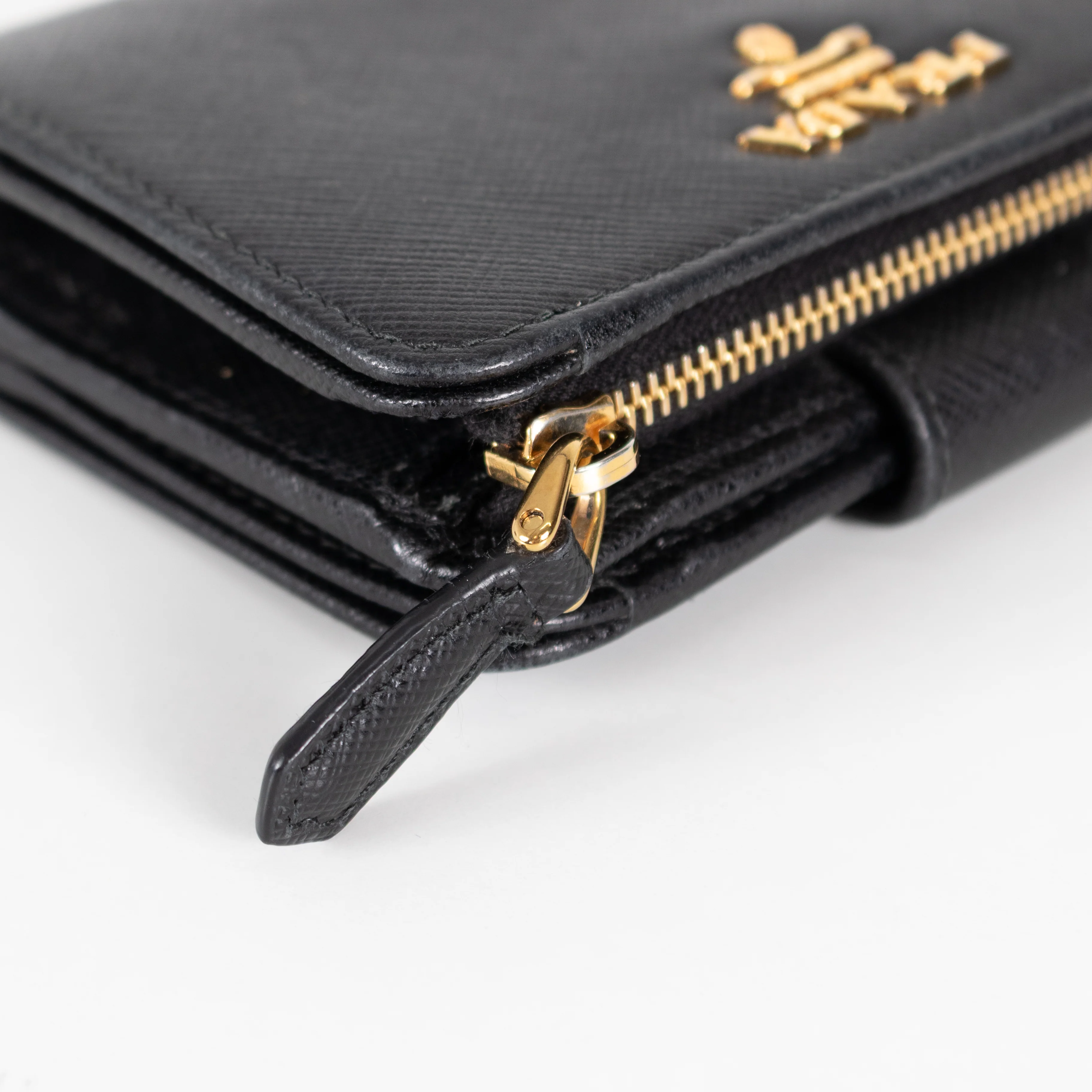 Prada Black Saffiano Wallet - Image 9