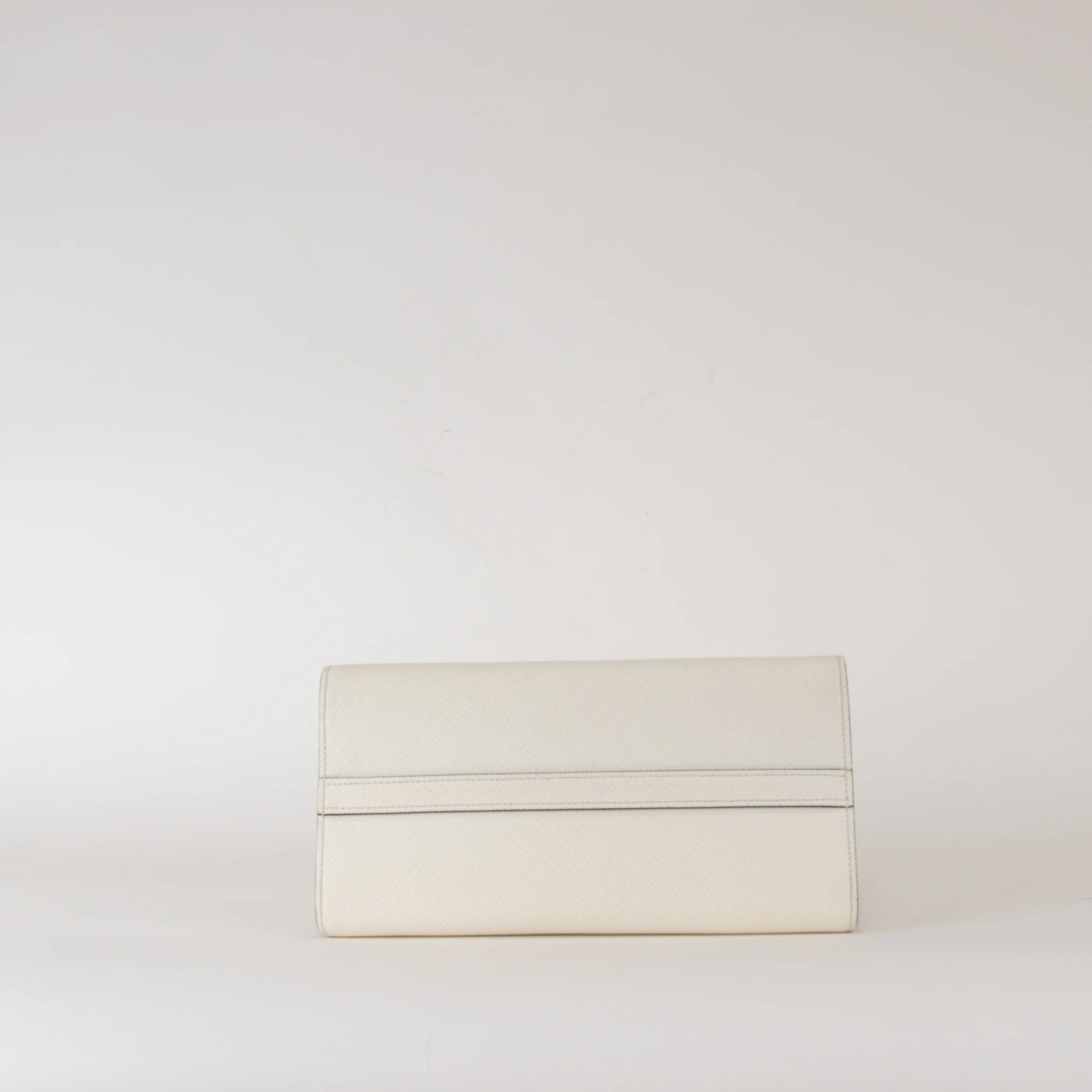 Prada White Saffiano Top Handle With Detachable Long Strap - Image 8