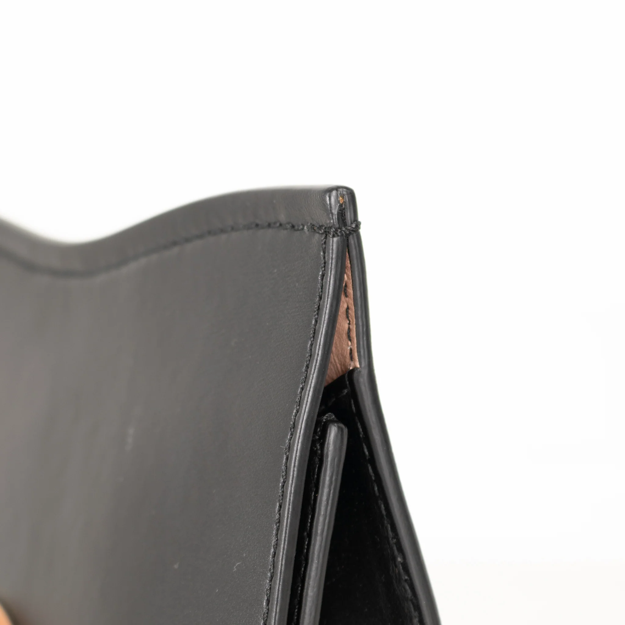 Proenza Schouler Black Leather Curl Clutch Bag - Image 8
