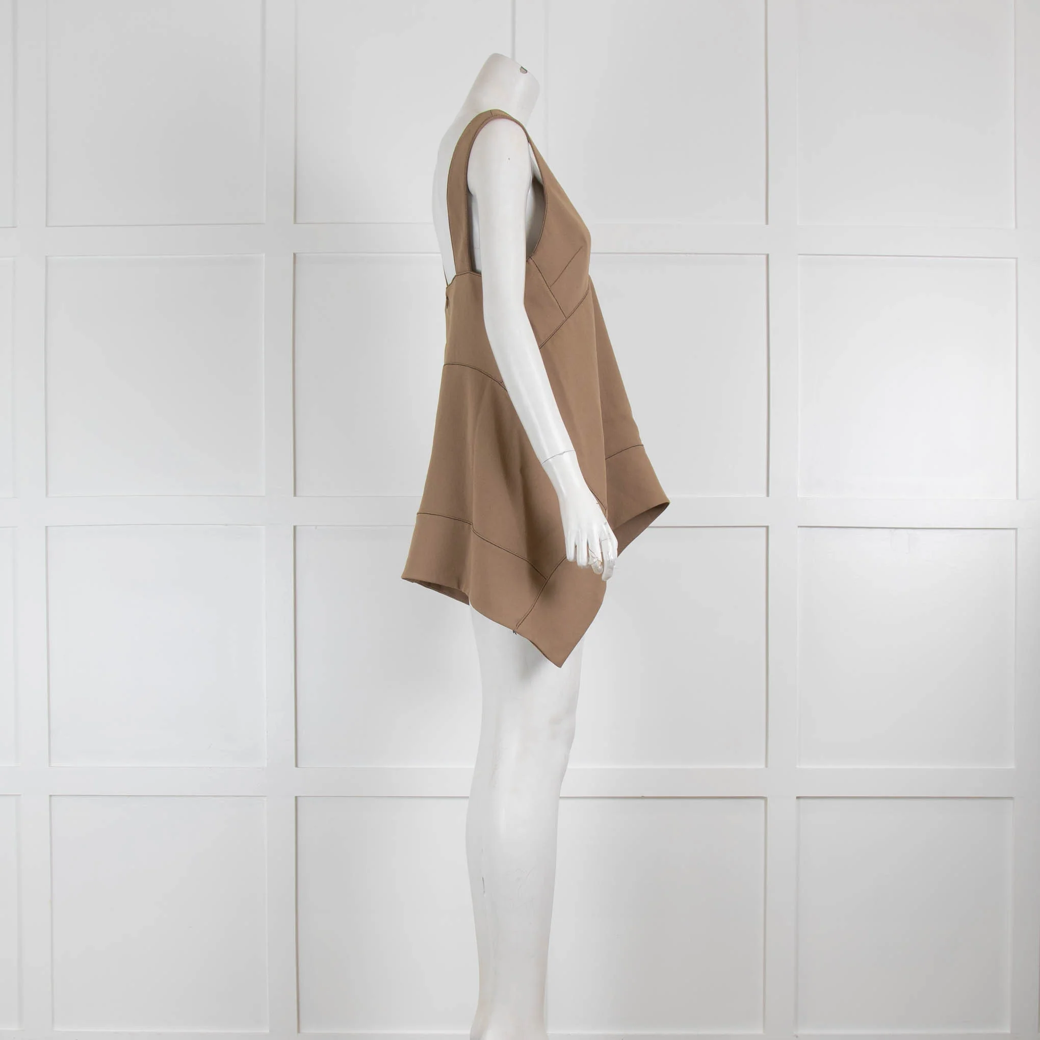 Proenza Schouler Khaki Structured Tank Top - Image 2
