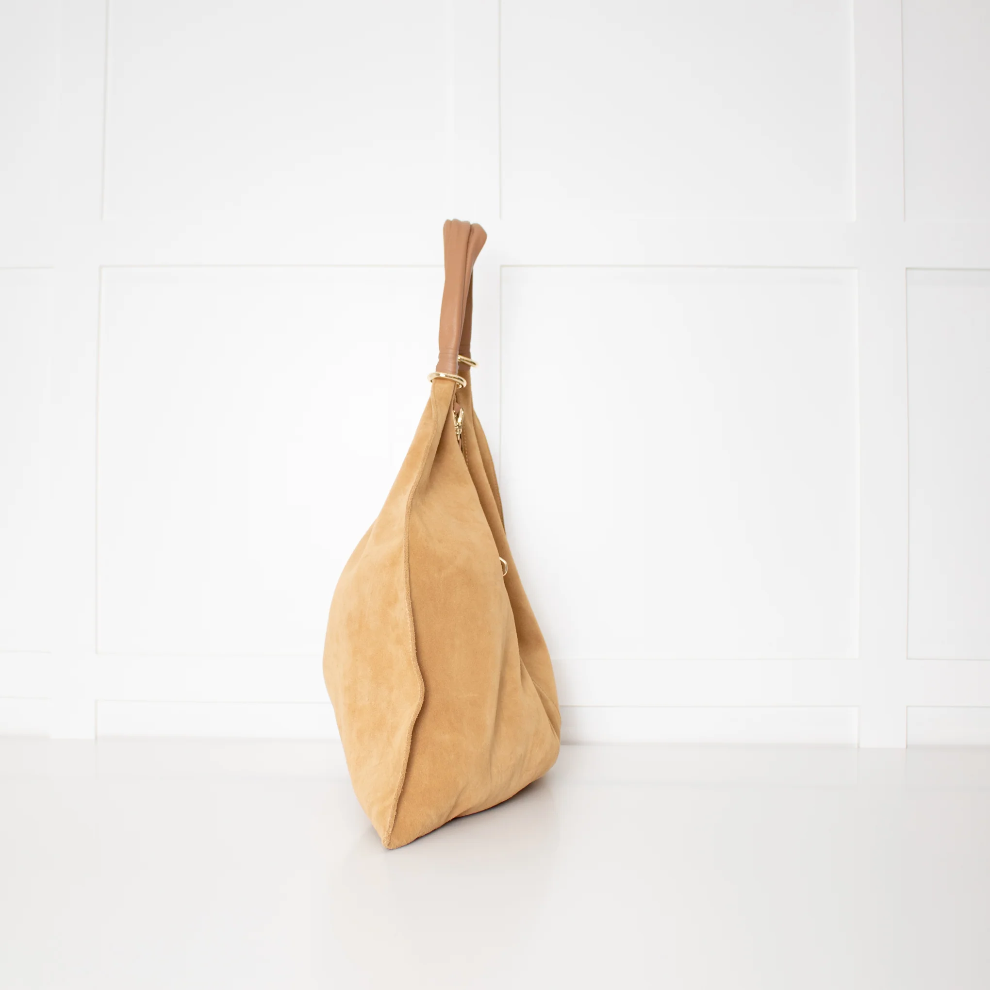 Radley Green Lane Tan Suede Open Top Bag - Image 3
