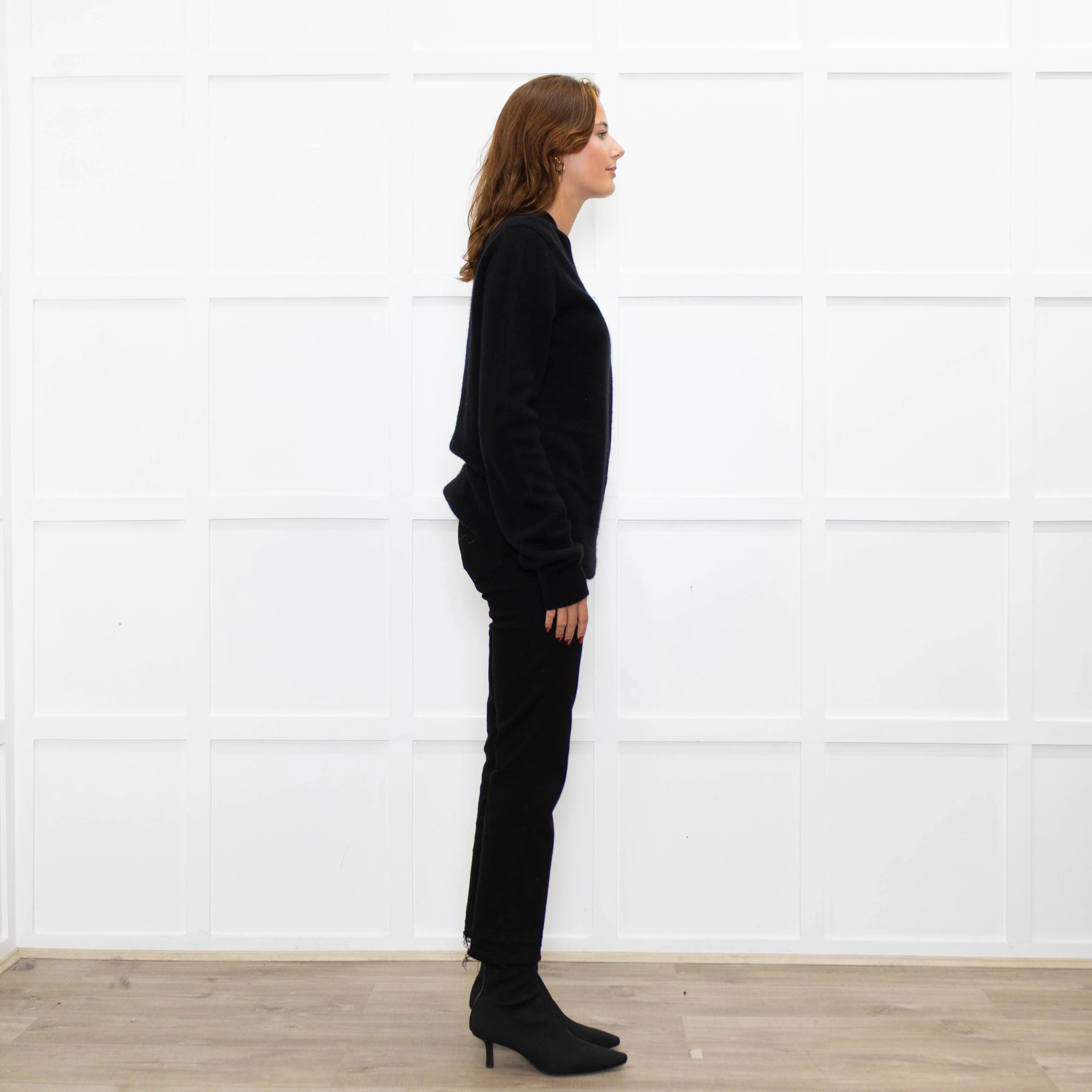 Raey Black Cashmere Blend Oversized Sweater - Image 6