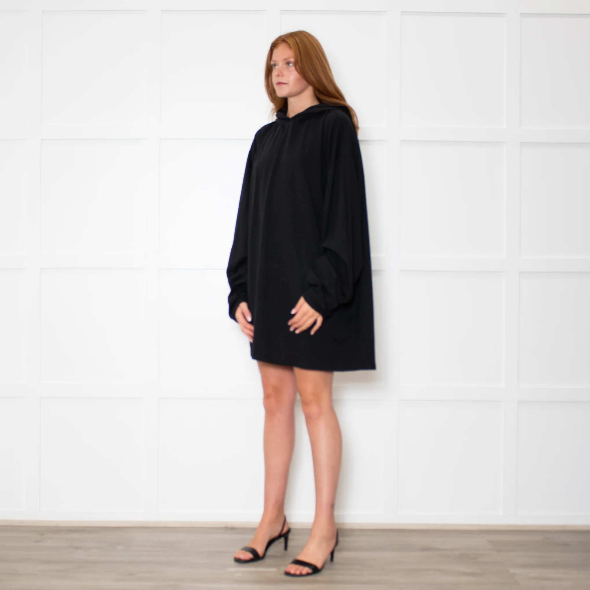 Raey Black Cotton Hoodie - Image 3