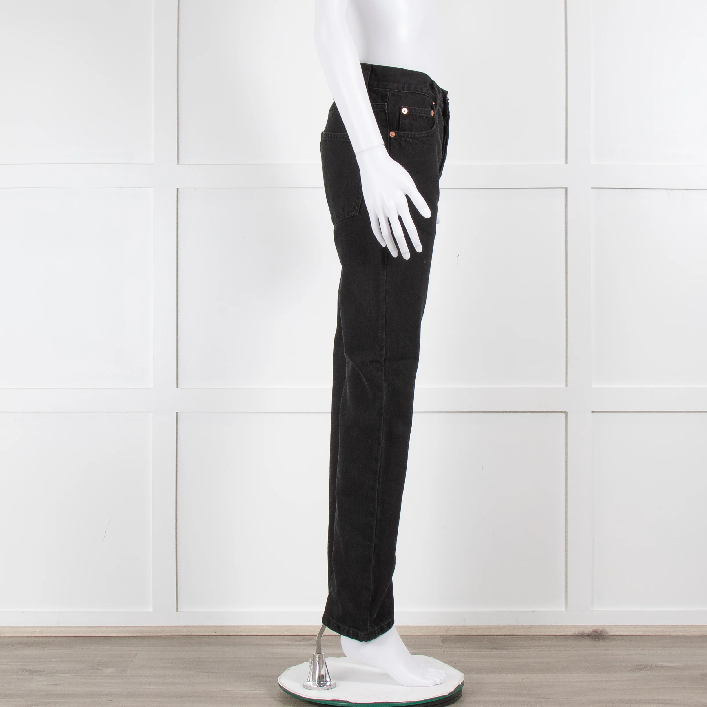 Raey Black Denim Skinny Jeans - Image 3