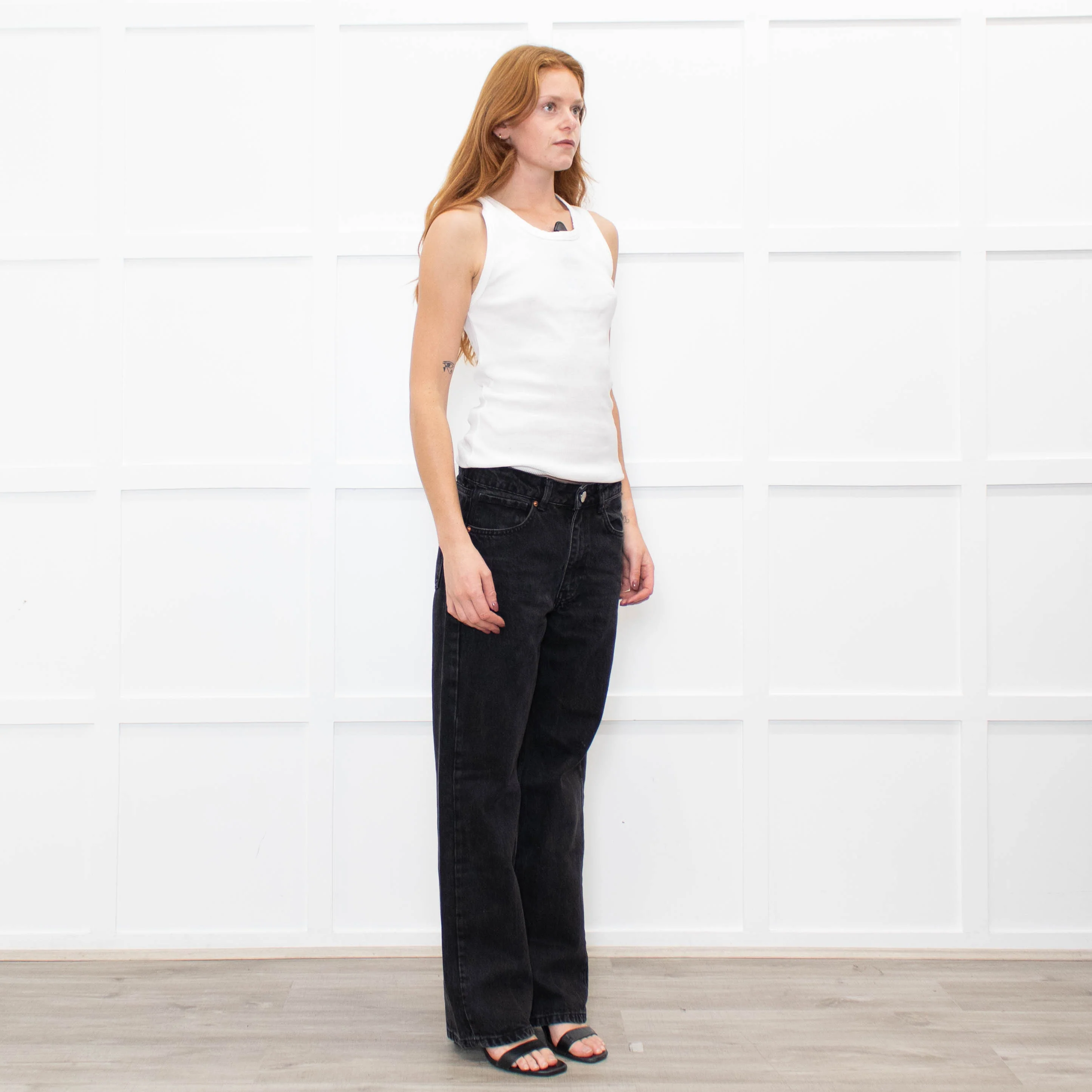 Raey Black Straight Leg Jeans - Image 7