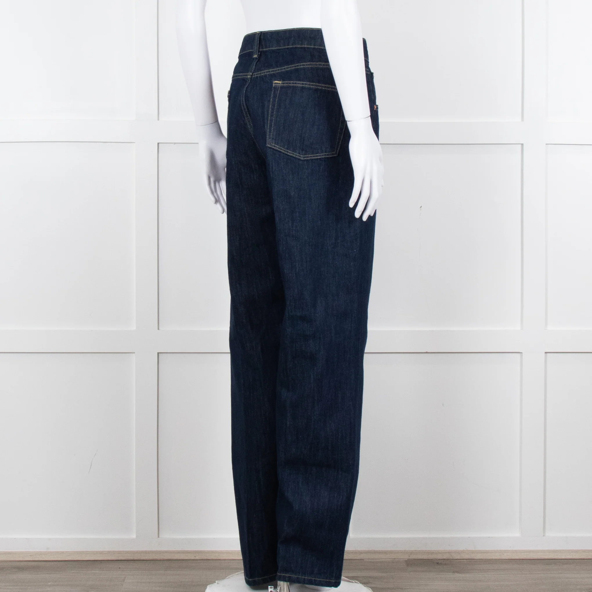 Raey Indigo Denim Straight Leg Jeans - Image 6
