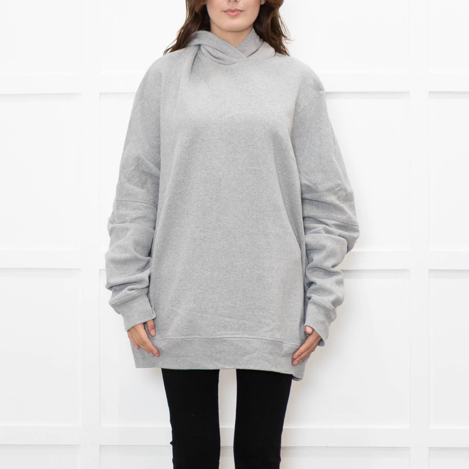Raey Oversized Grey Hoodie - Image 2