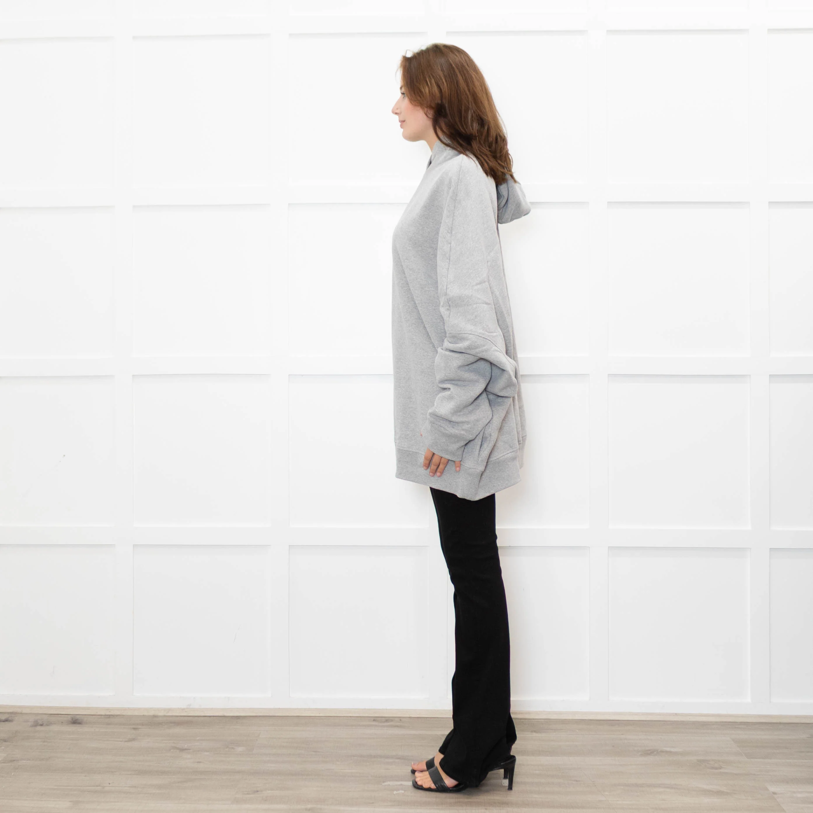 Raey Oversized Grey Hoodie - Image 4