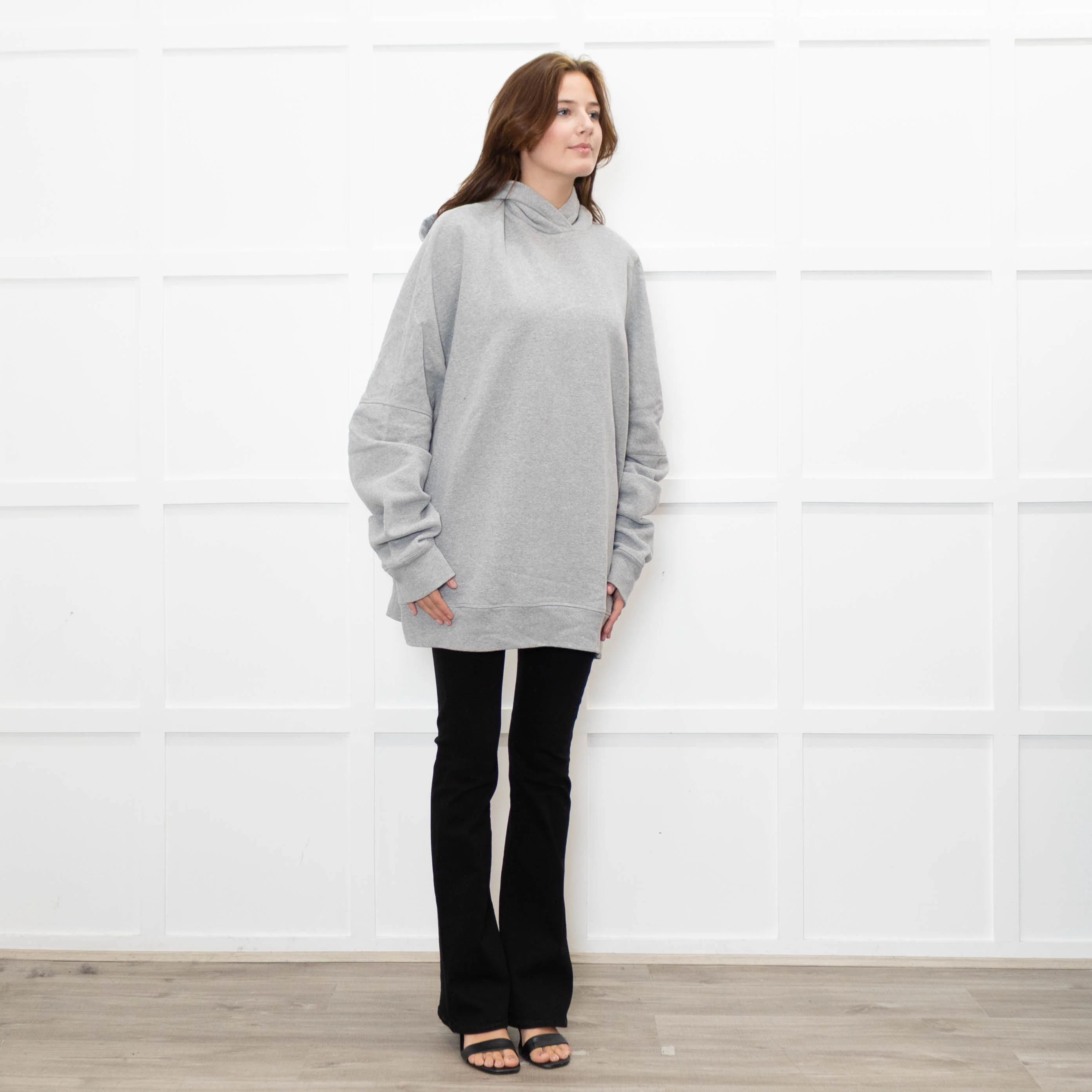 Raey Oversized Grey Hoodie - Image 7