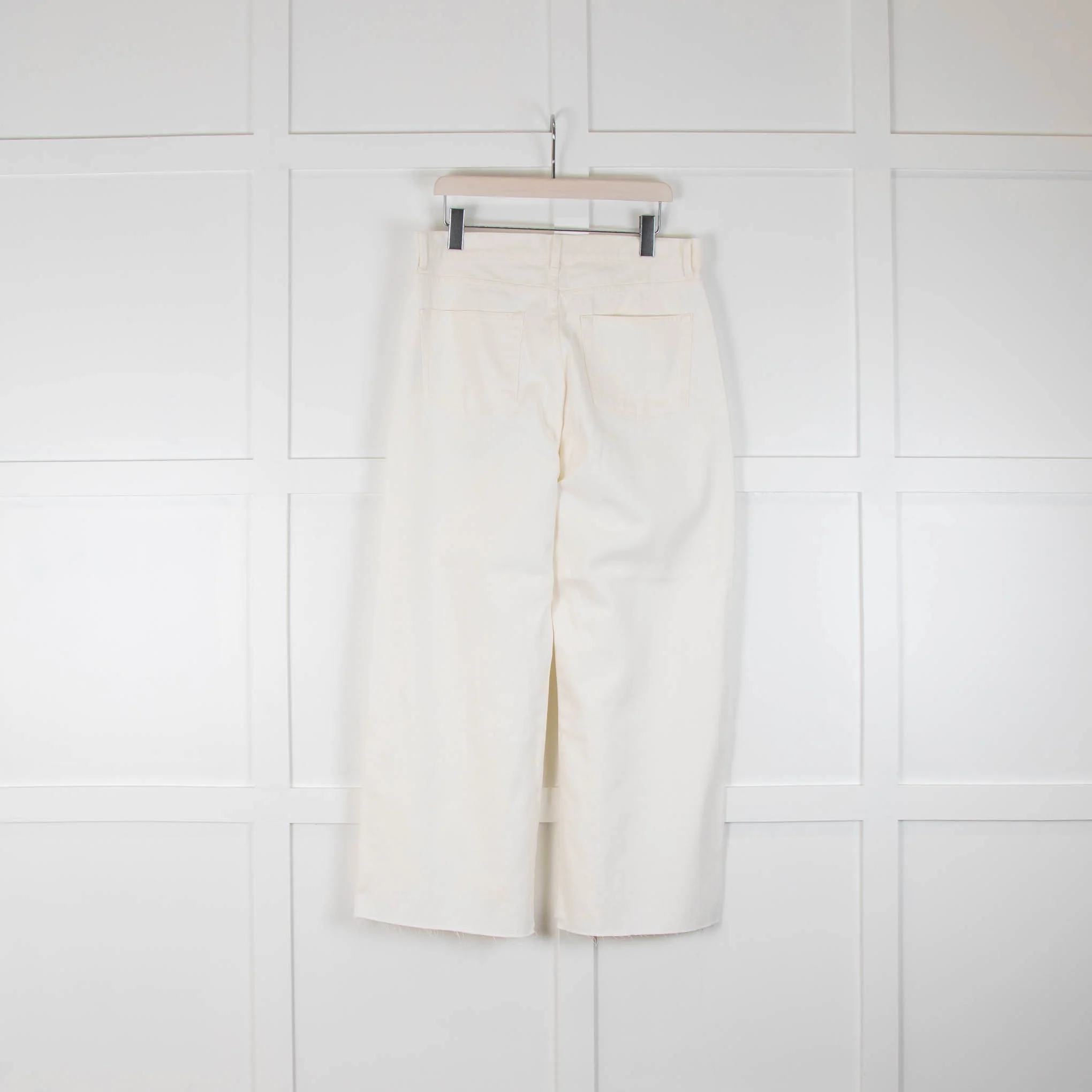 Raey White Balloon Style Wide Leg Jeans - Image 3
