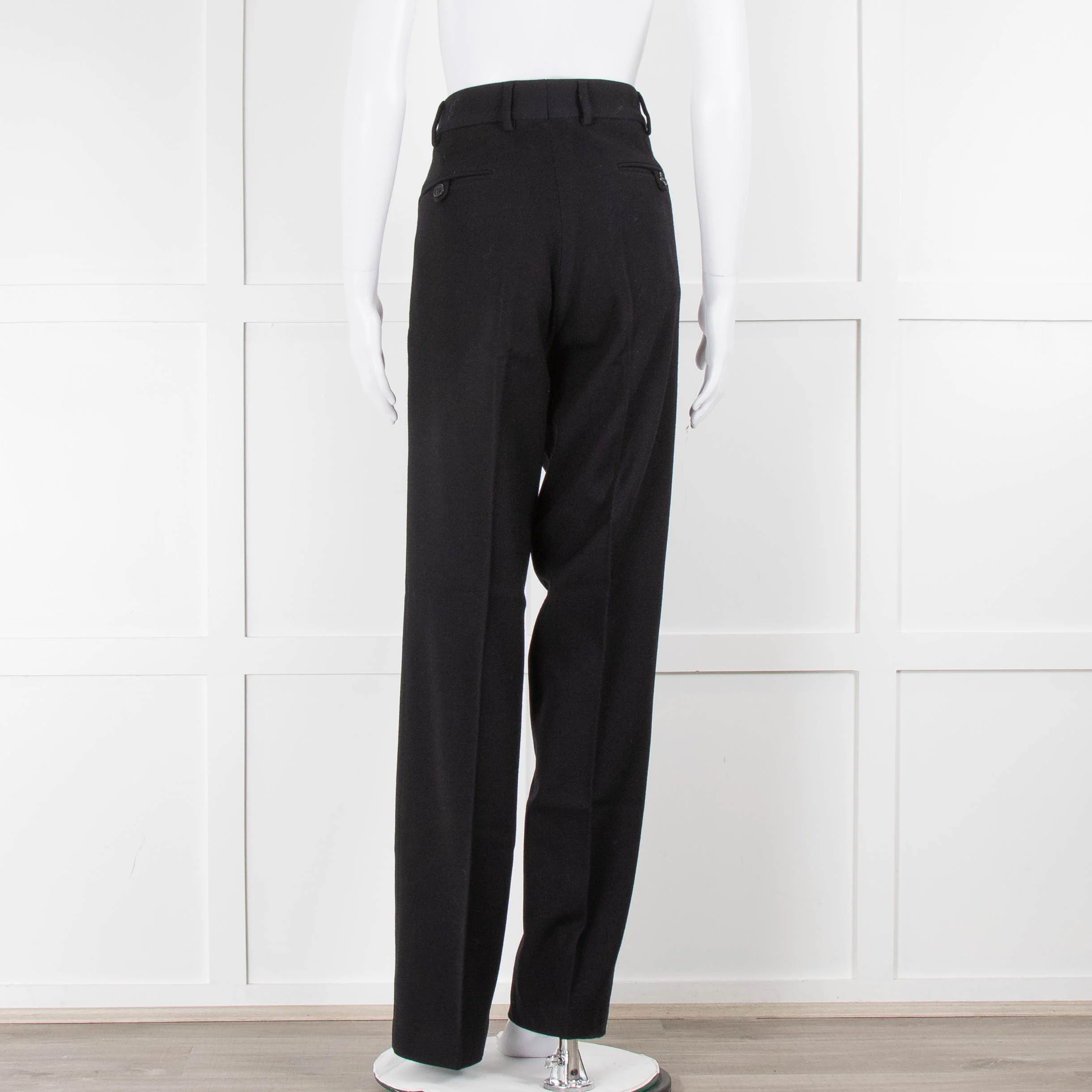 Raey Wool Navy Tailored Trousers - Image 3