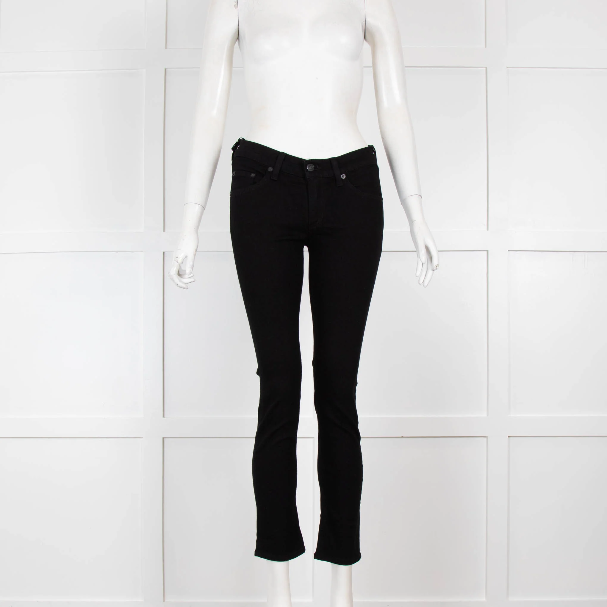 Rag & Bone Black Capri Jeans