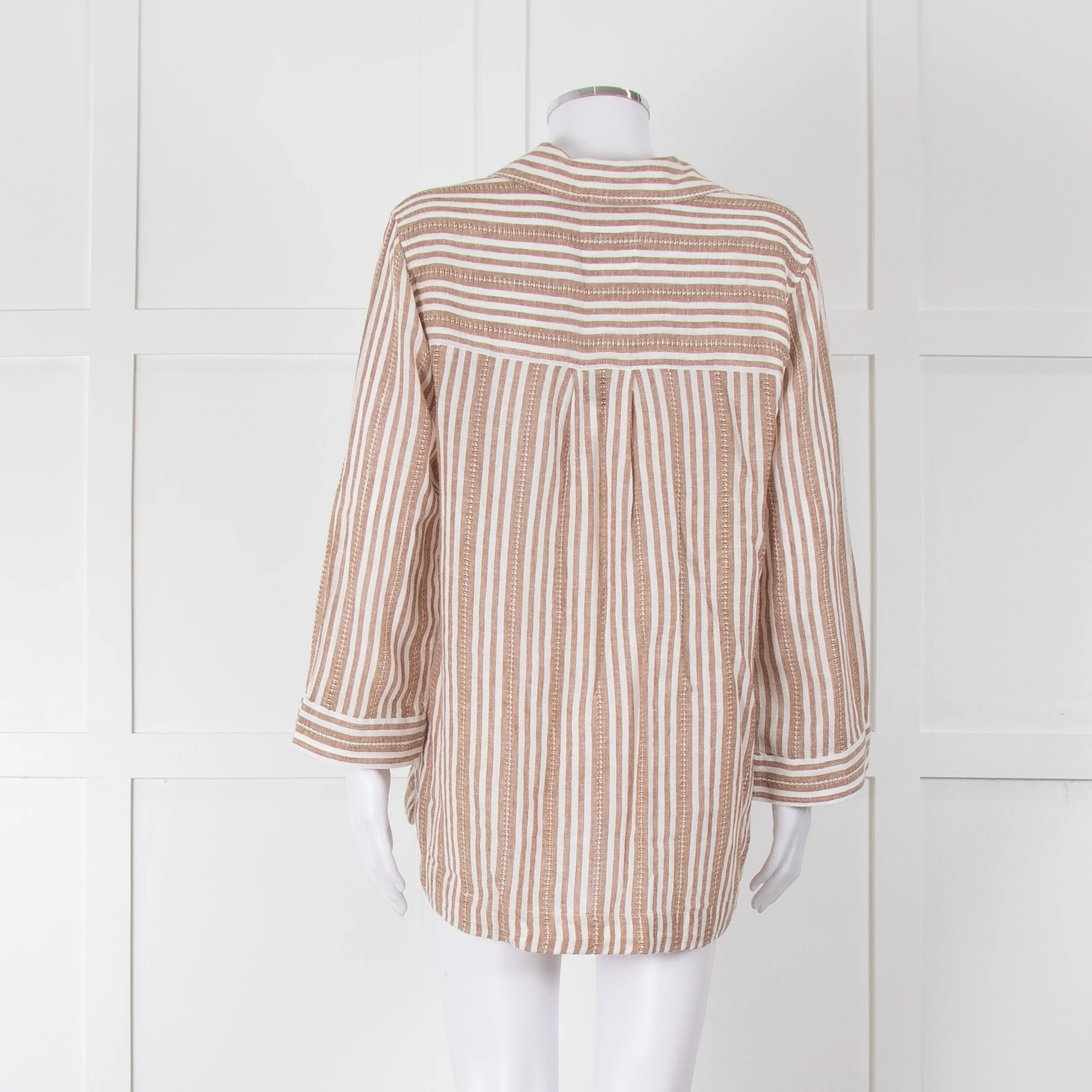Rails Brown And White Kaftan Style Long Top - Image 5