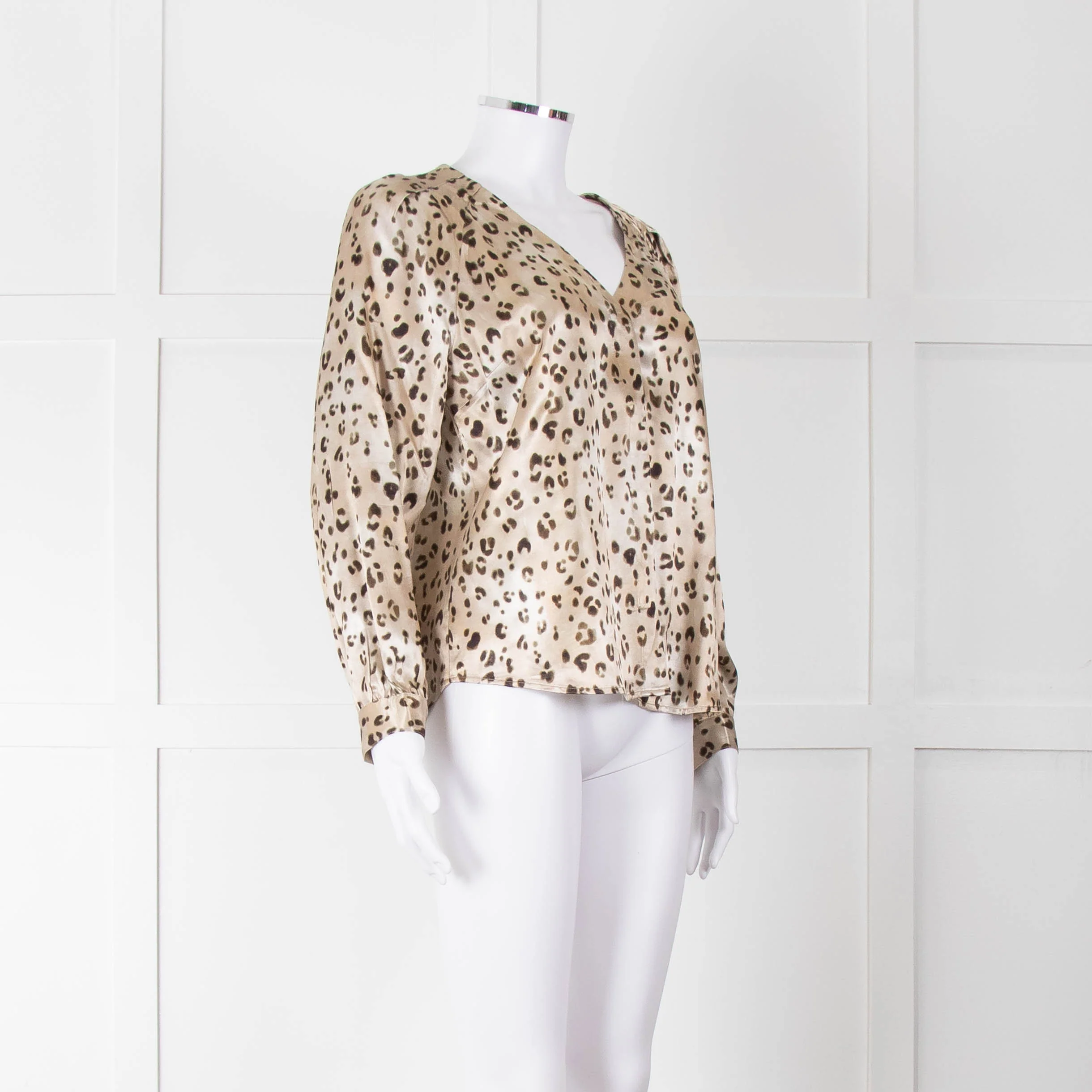 Rails Brown Animal Print Blouse - Image 2