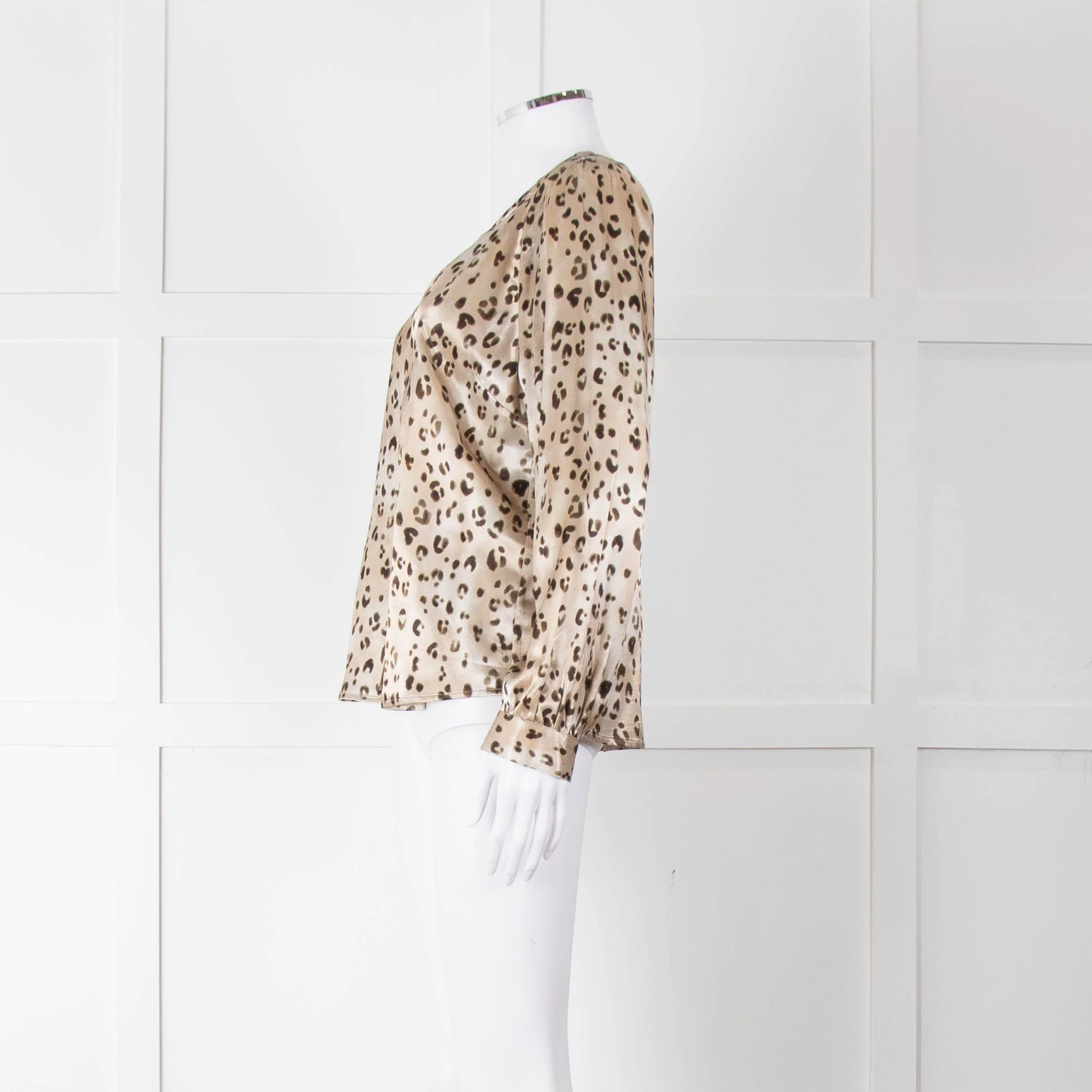 Rails Brown Animal Print Blouse - Image 7