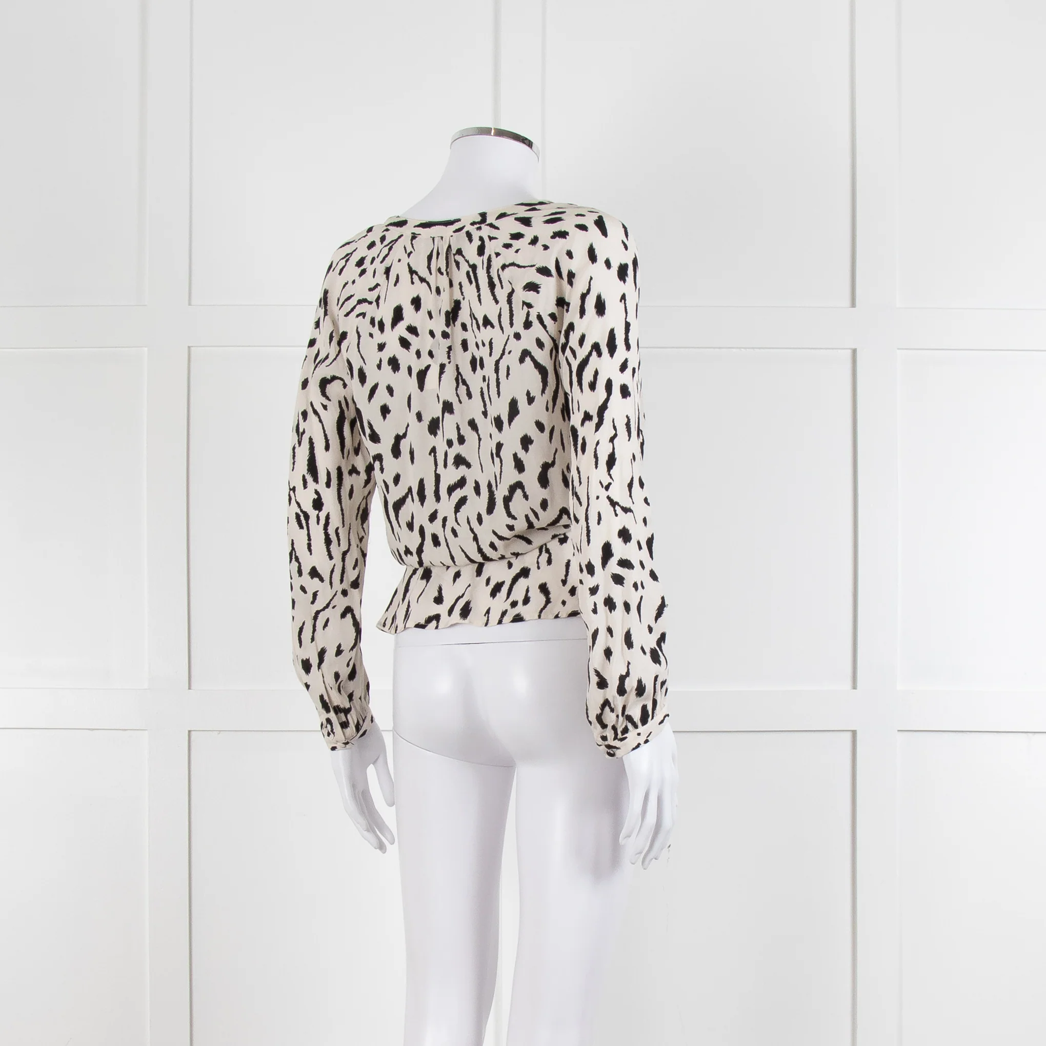 Rails Cream And Black Button Front Blouse - Image 4