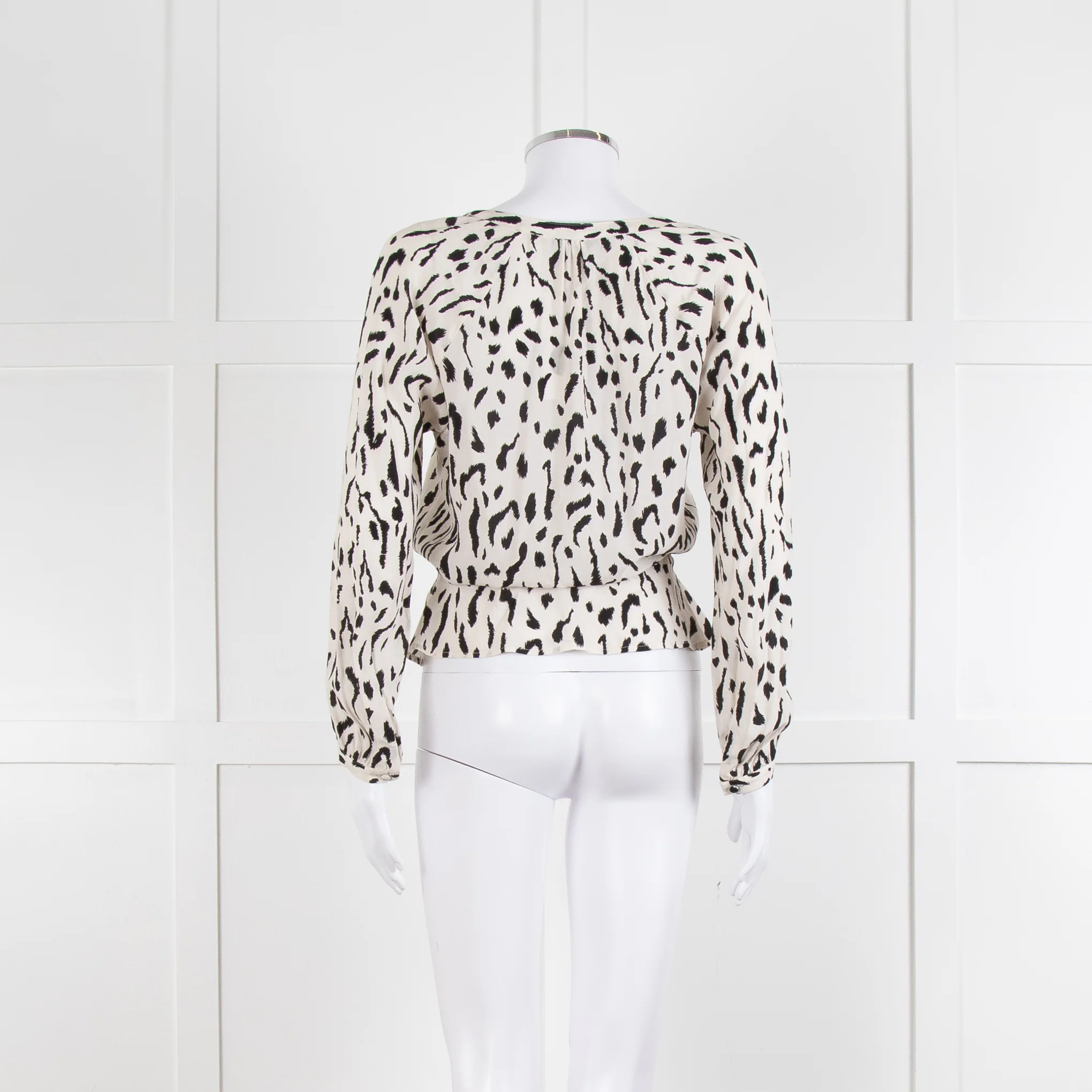 Rails Cream And Black Button Front Blouse - Image 5
