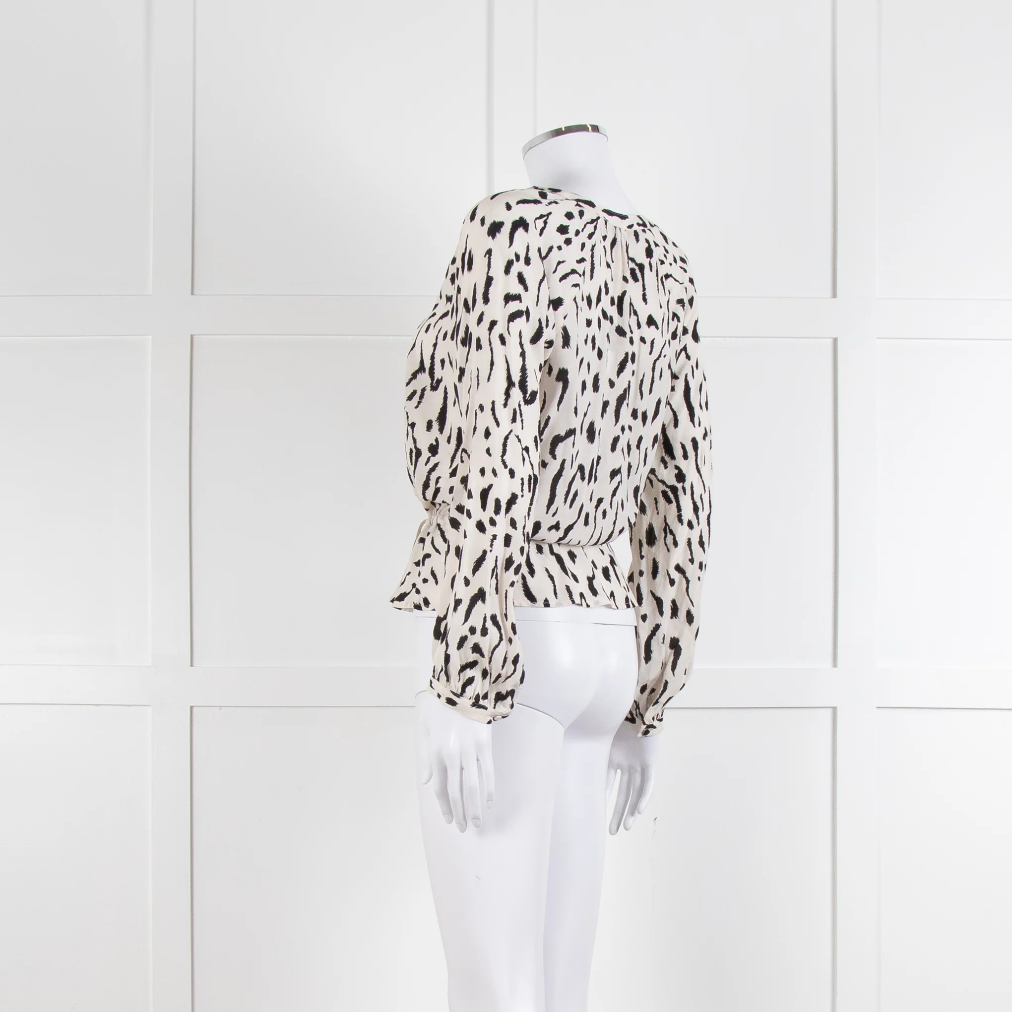 Rails Cream And Black Button Front Blouse - Image 6