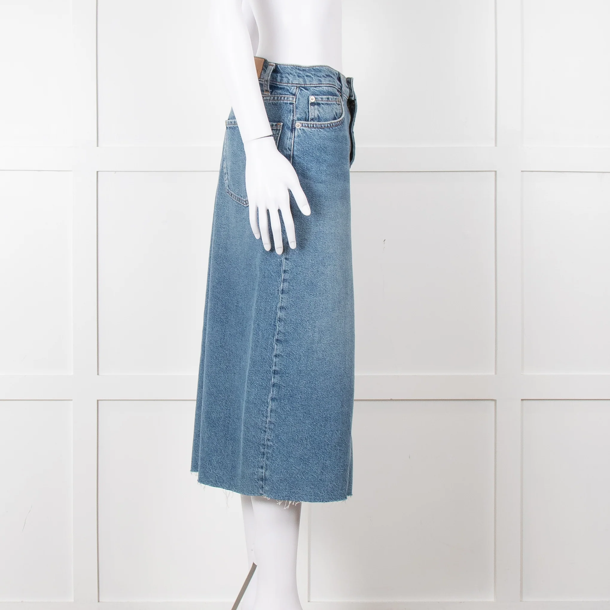 Rails Denim Midi Skirt - Image 3