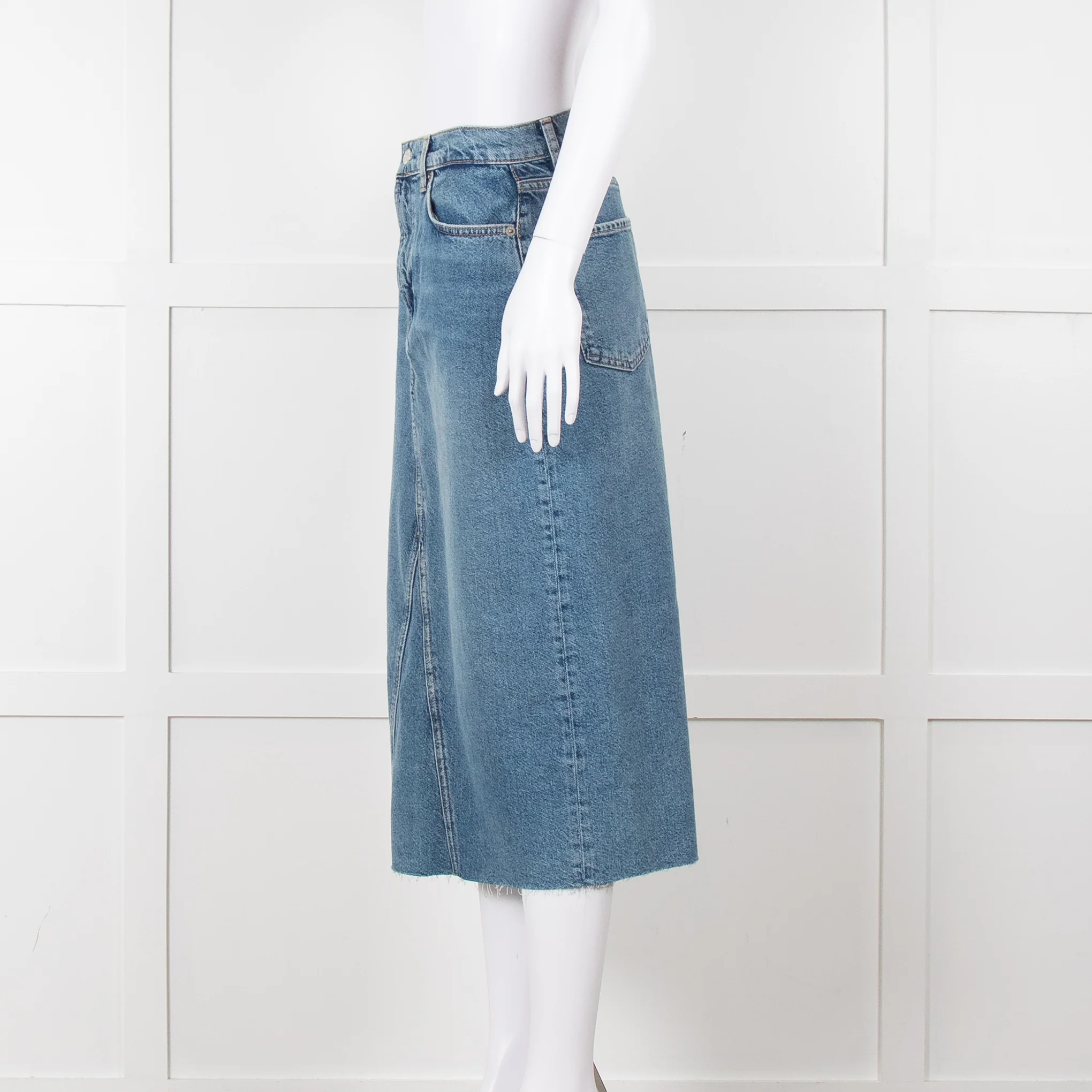 Rails Denim Midi Skirt - Image 7