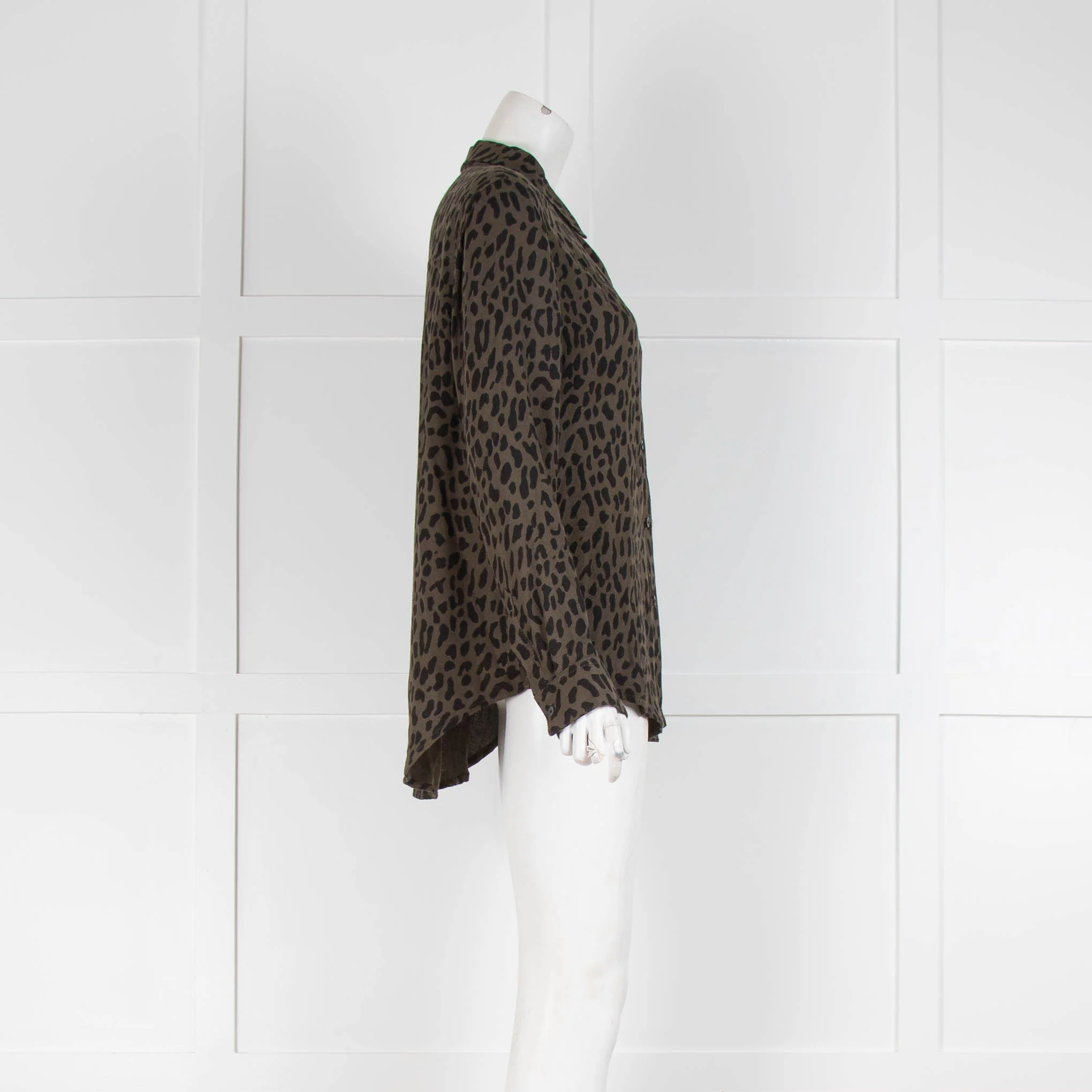 Rails Khaki Animal Print Shirt - Image 2
