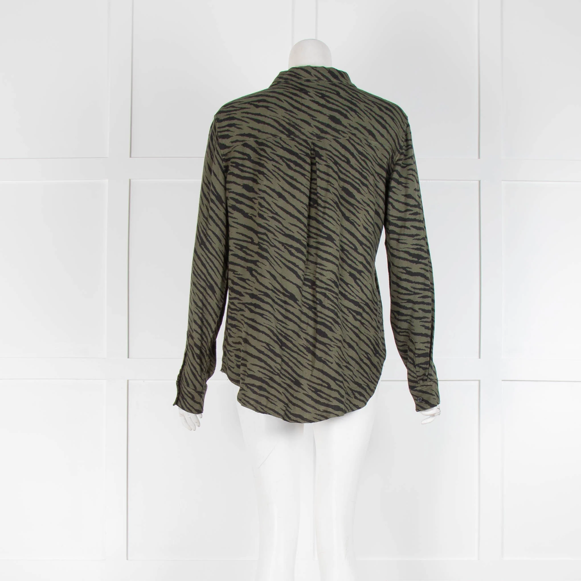 Rails Khaki Tiger Stripe Shirt - Image 3